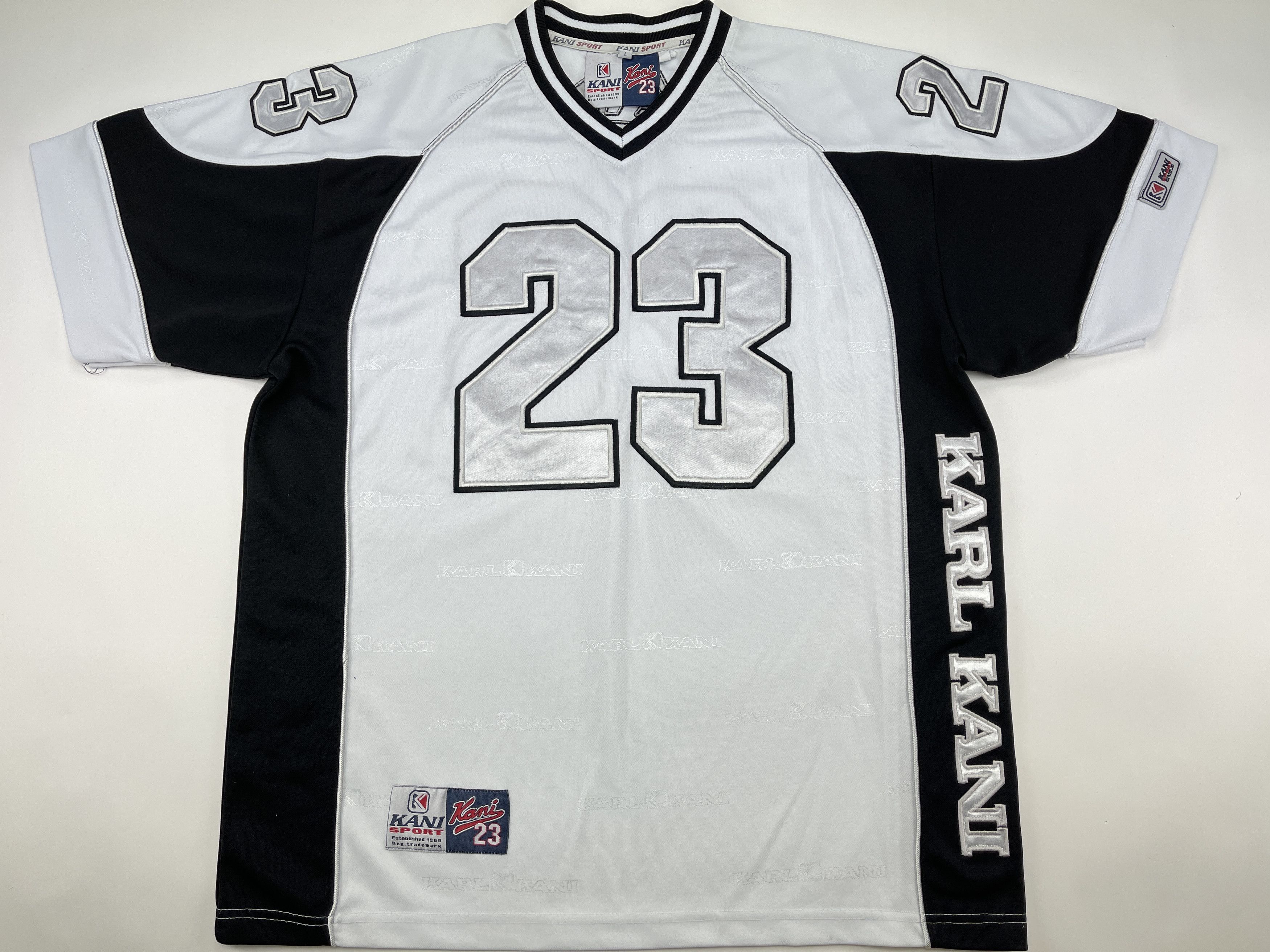 Karl Kani KARL KANI jersey, vintage hip hop t-shirt, 90s hip hop L Size US L / EU 52-54 / 3 - 2 Thumbnail