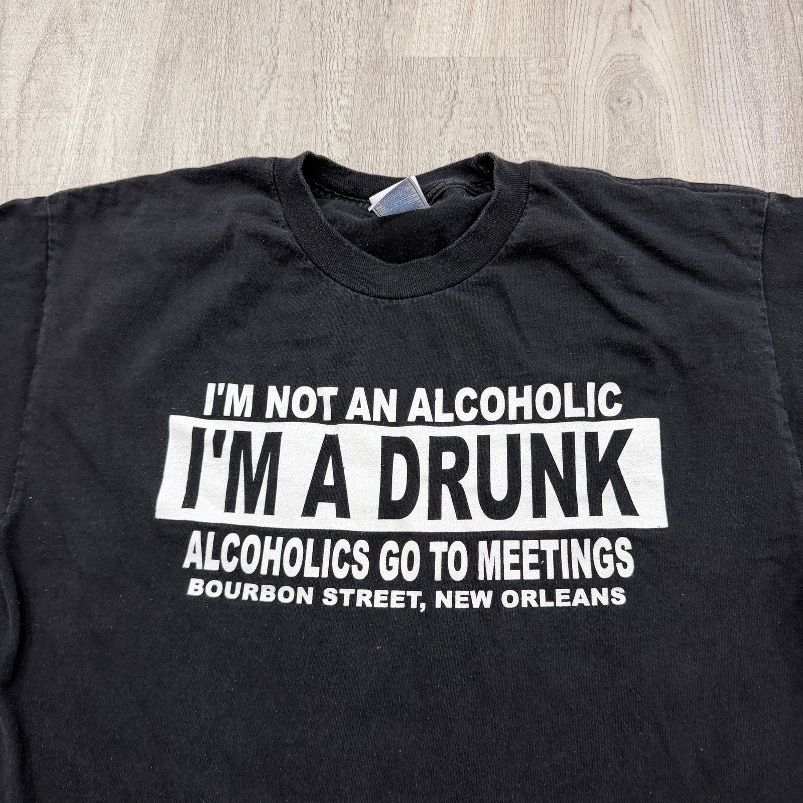 Vintage Vintage I'm Not an Alcoholic I'm A Drunk Shirt Men's Large Size US L / EU 52-54 / 3 - 3 Thumbnail