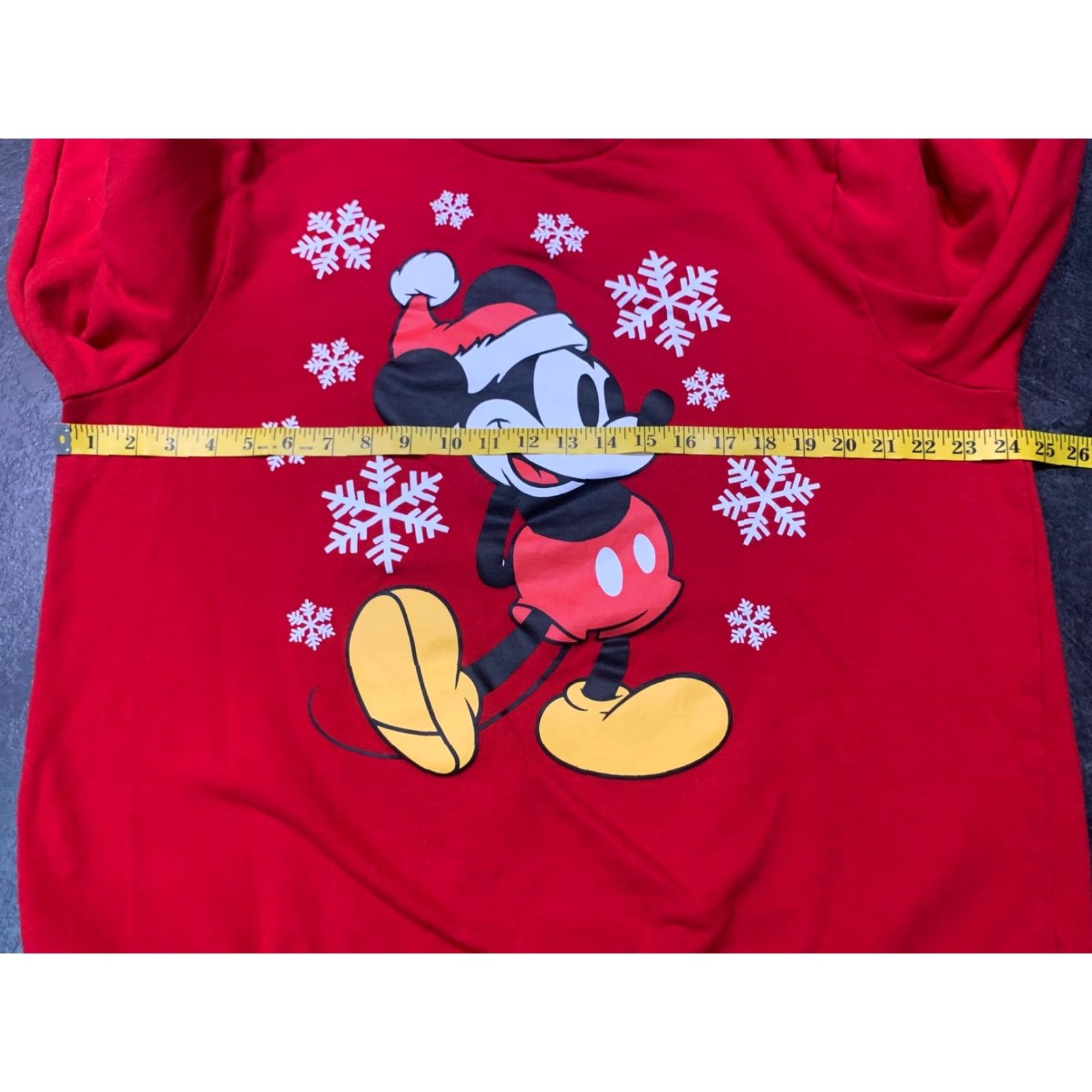 Disney Disney Mickey Mouse Christmas Sweatshirt XL Multicolor Unisex Adults Pullover Size XL / US 12-14 / IT 48-50 - 4 Thumbnail