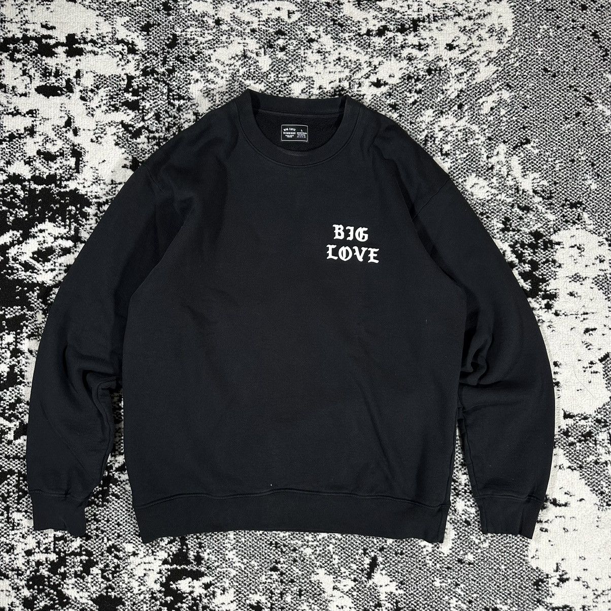 Band Tees × Japanese Brand BIG LOVE RECORDS TOKYO JAPAN CLASSIC LOGO SWEATSHIRTS Size US L / EU 52-54 / 3 - 2 Thumbnail