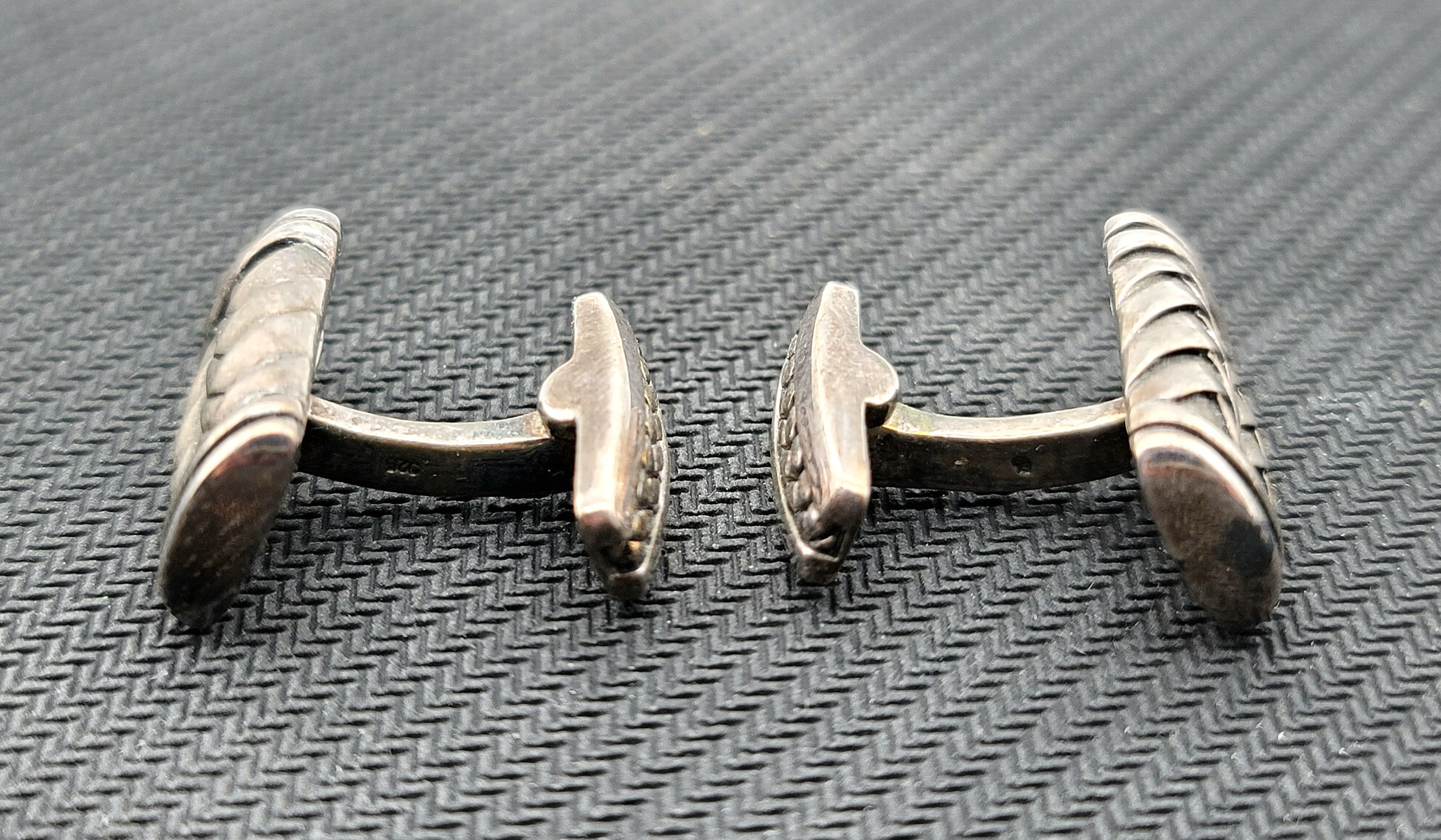 Scott Kay SCOTT KAY Basketweave cufflinks *MINT* Size ONE SIZE - 2 Thumbnail