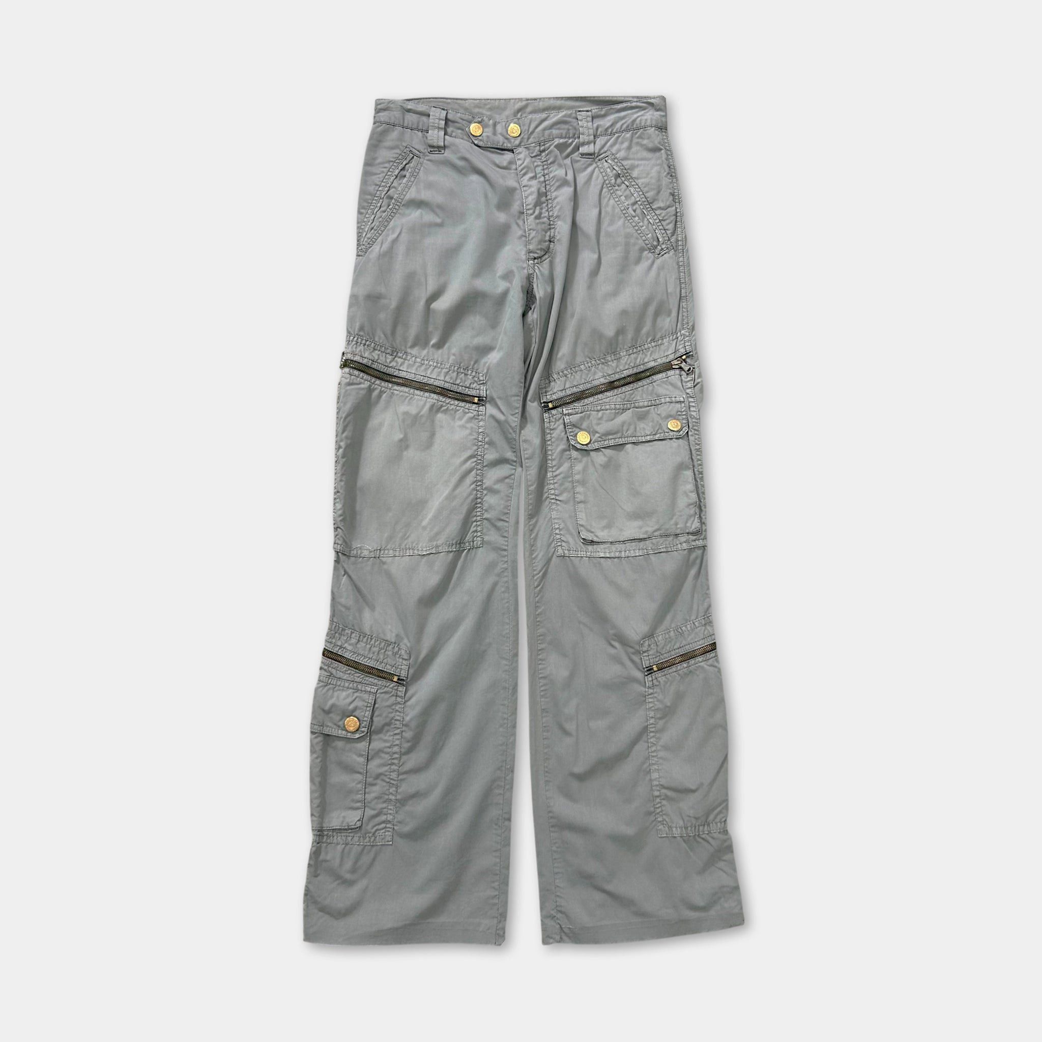Dolce & Gabbana Dolce & Gabbana 2000's Grey Multipocket Cargo Pants Size US 29 - 1 Thumbnail