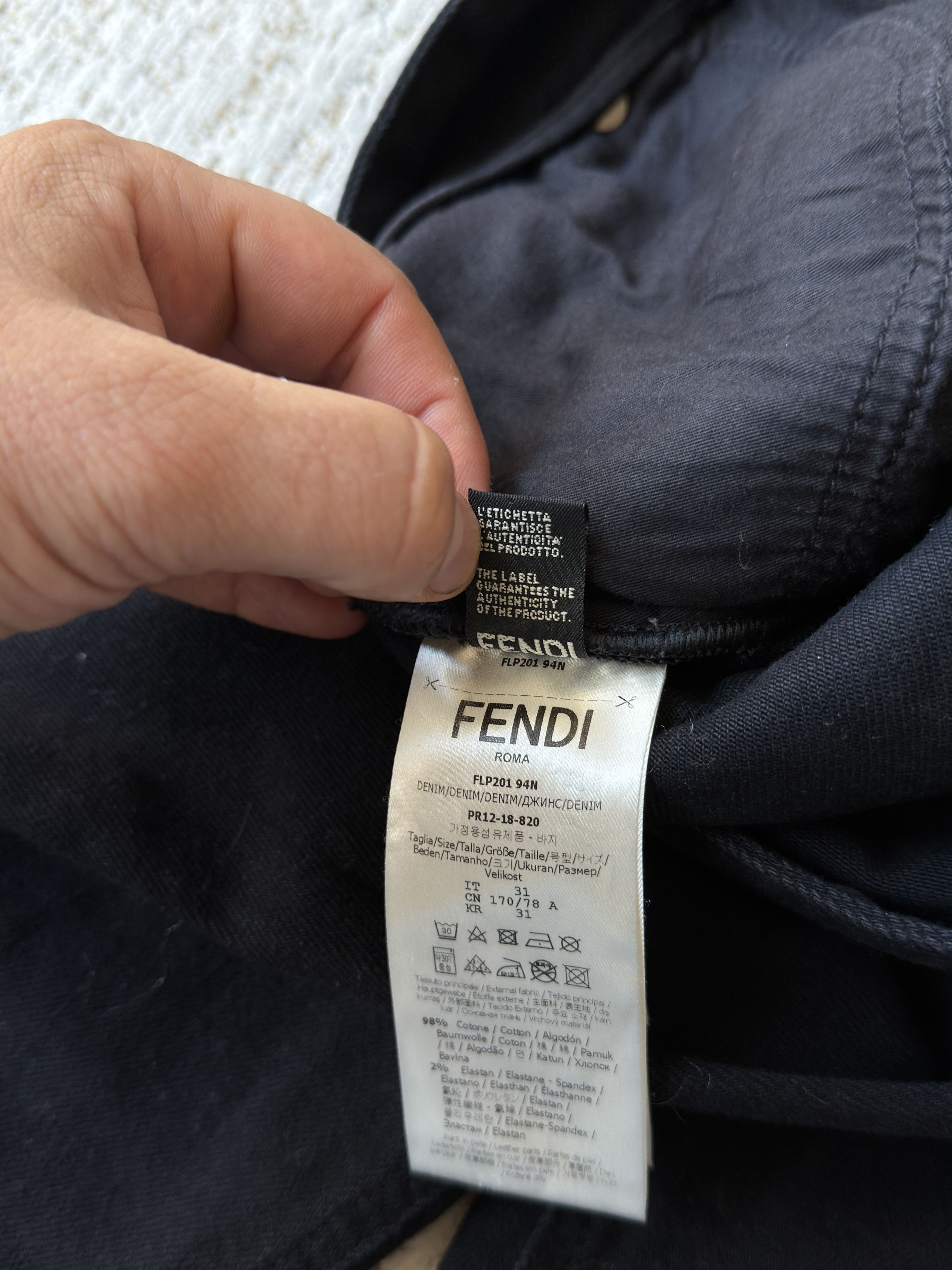 Fendi Fendi by karl Jeans Size US 31 - 7 Thumbnail