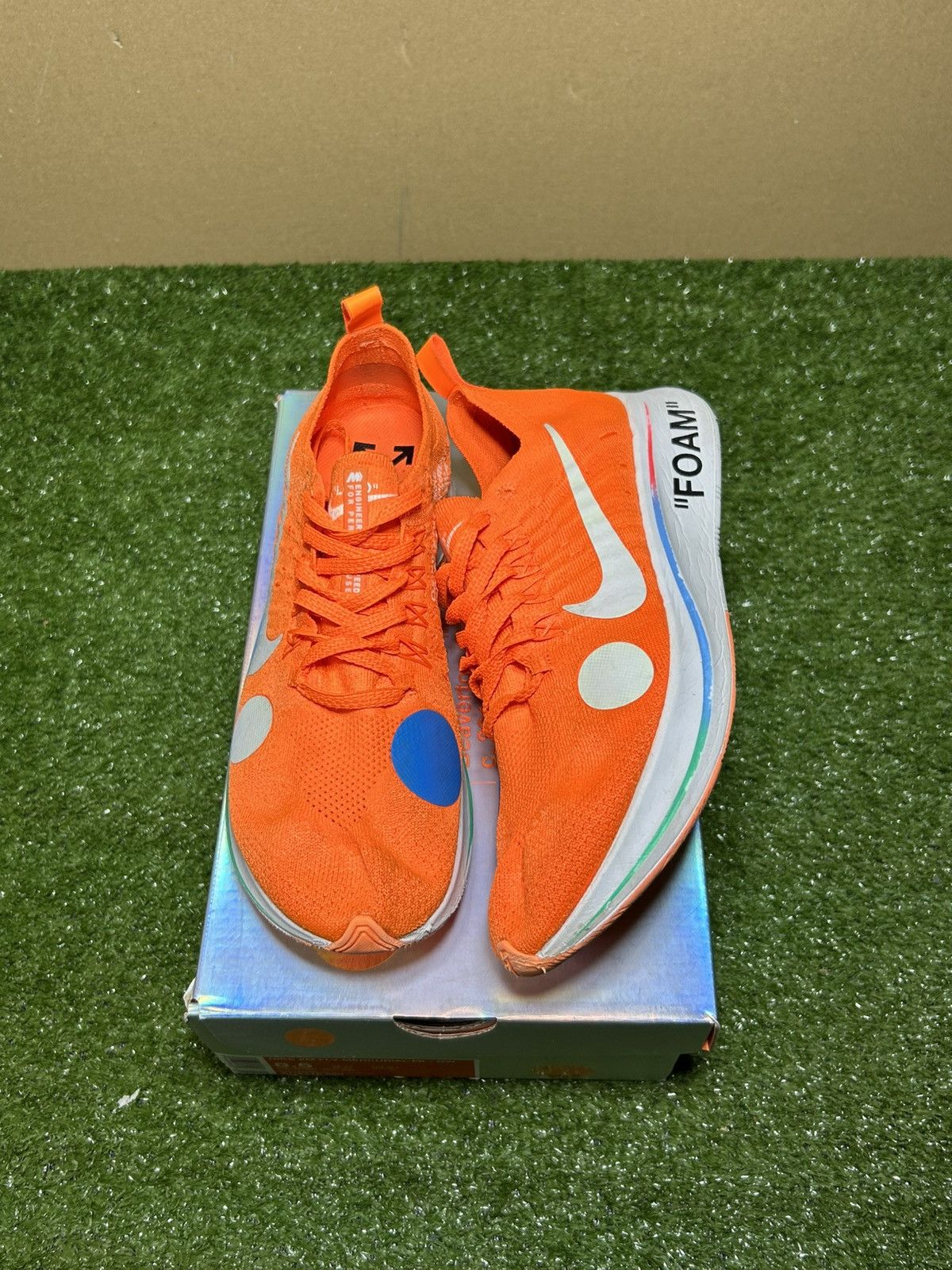 Nike × Off-White Nike zoom mercurial off-white total orange Size US 8.5 / EU 41-42 - 1 Thumbnail