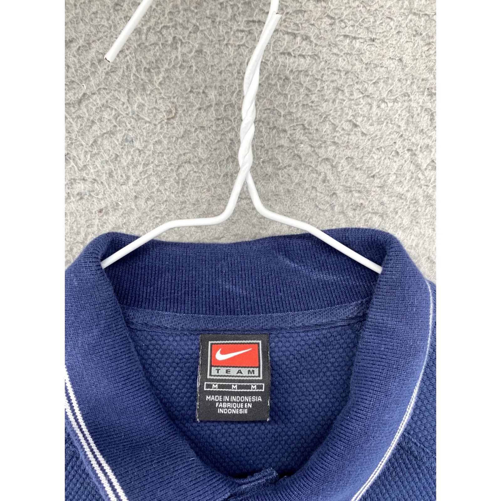 Nike VINTAGE Nike Team USA Polo Shirt Mens Short Sleeve Embroidered Logo Blue Medium Polo Shirt USA Logo Nike Team USA Mens Medium Polo Shirt Size US M / EU 48-50 / 2 - 4 Thumbnail