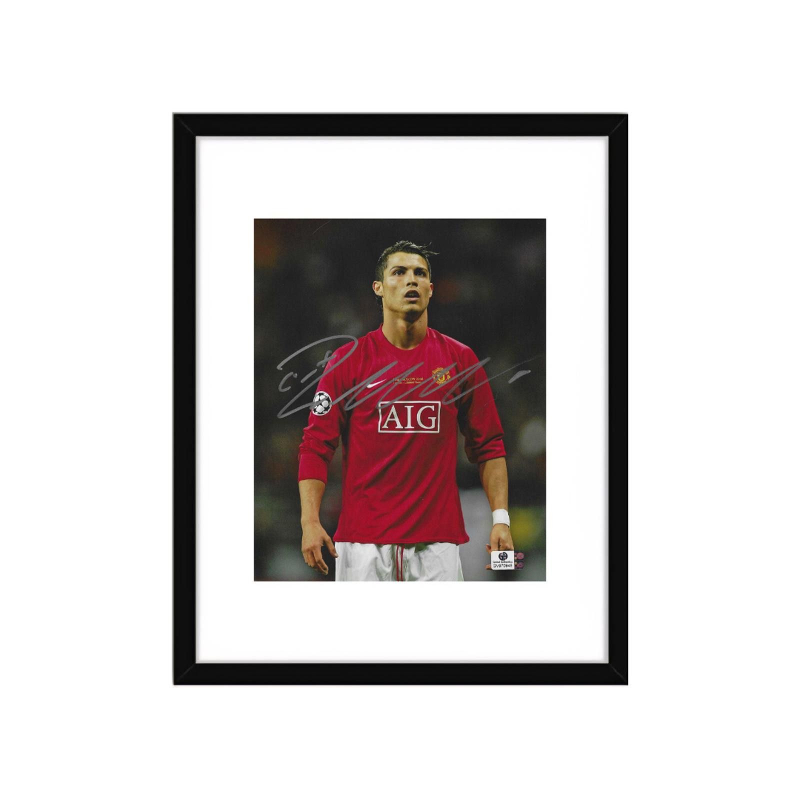 Other Cristiano Ronaldo Autographed 8x10 Photo coa W/Frame Size ONE SIZE - 2 Thumbnail