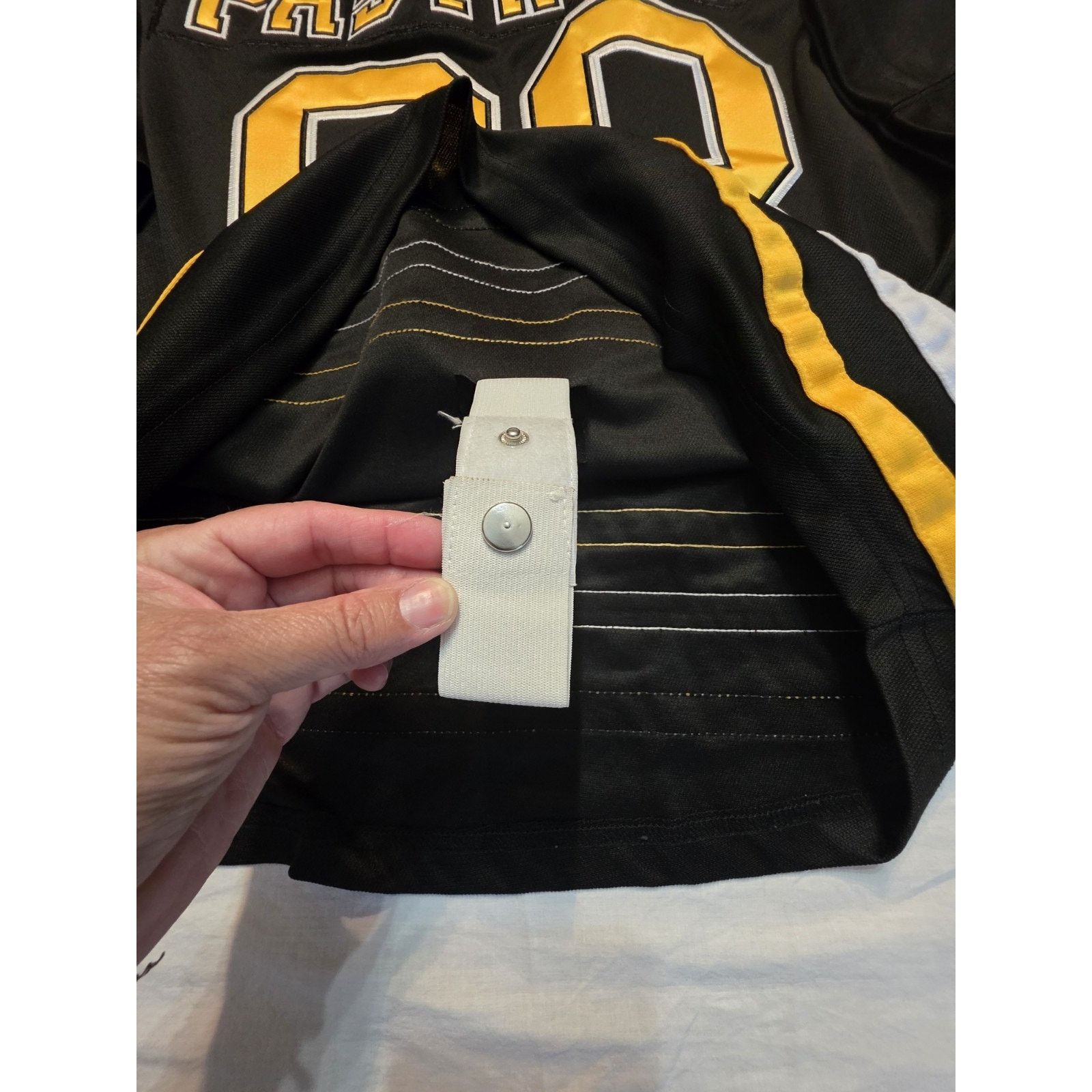 Adidas Boston Bruins Men's Size 52 Adidas Authentic Pastrnak Hockey Size 46 - 9 Thumbnail