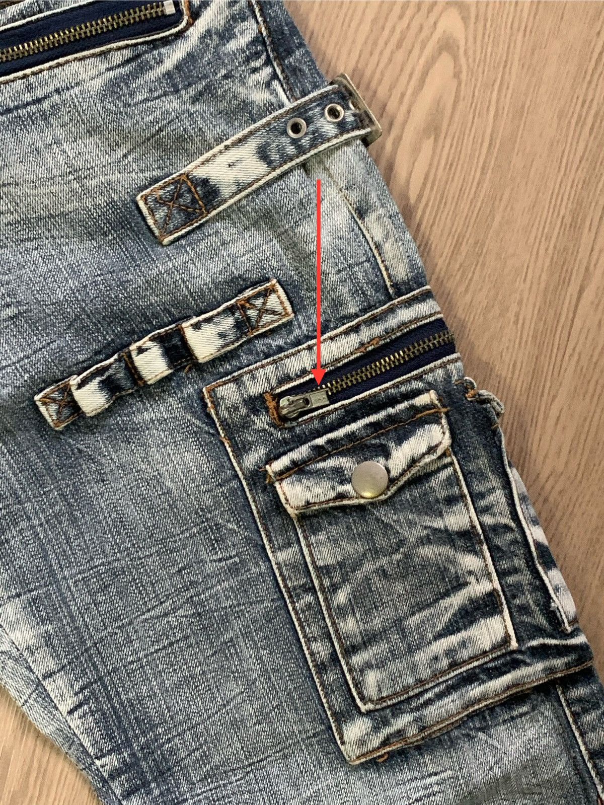 semanticdesign Semantic Design Rock Bondage Flared Jeans Size US 34 / EU 50 - 7 Thumbnail