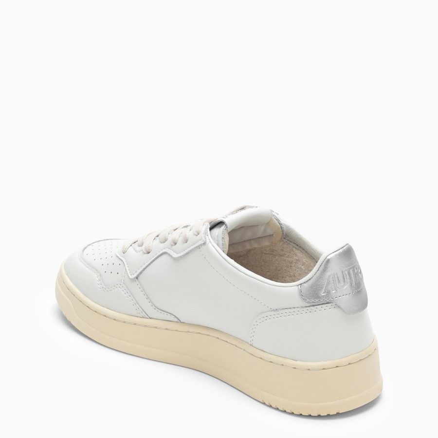 AUTRY o1d2blof0824 Low-Top Trainers in White & Silver Size US 11 / IT 41 - 4 Thumbnail