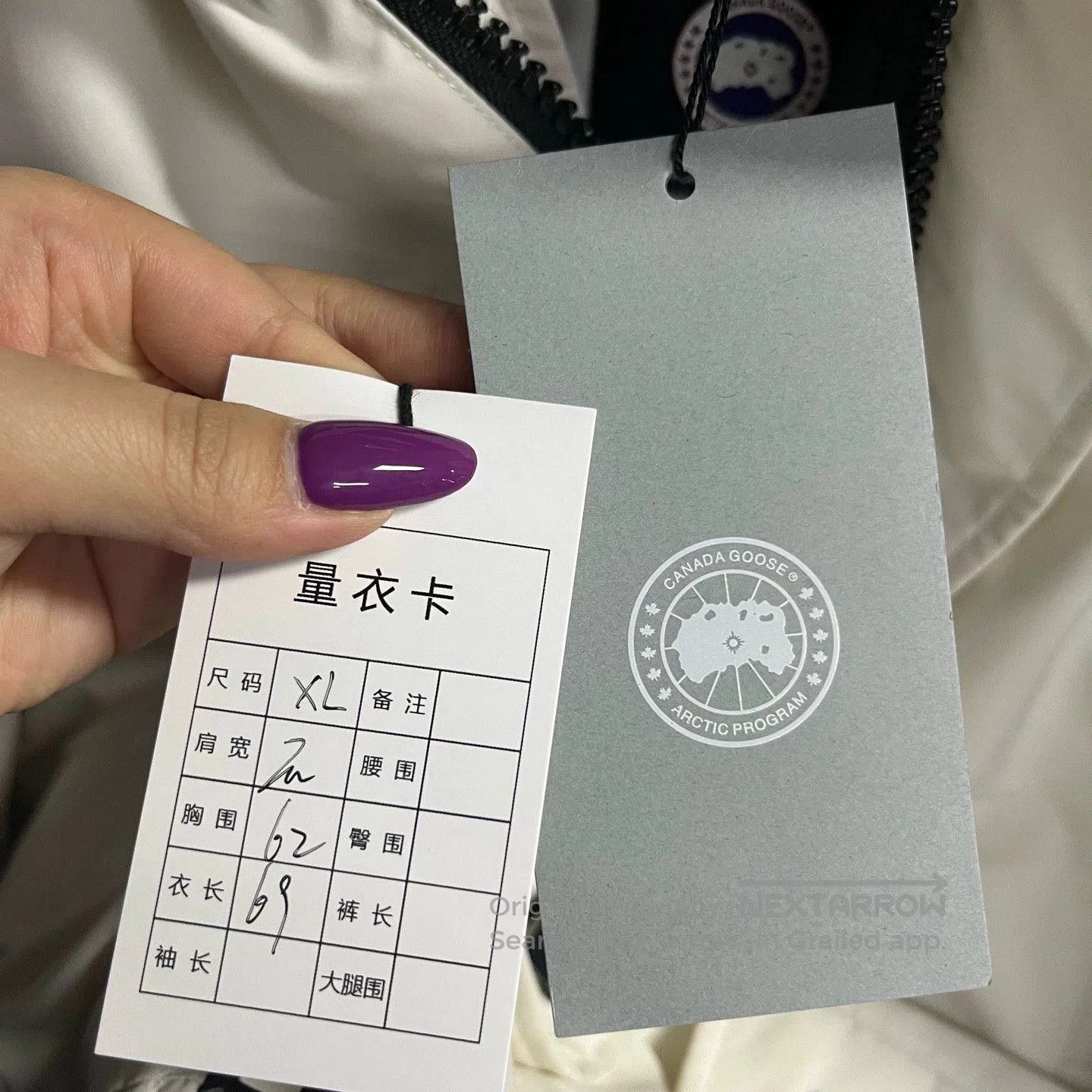 Canada Goose canada goose white pilot jacket with tags. Size US XL / EU 56 / 4 - 3 Thumbnail