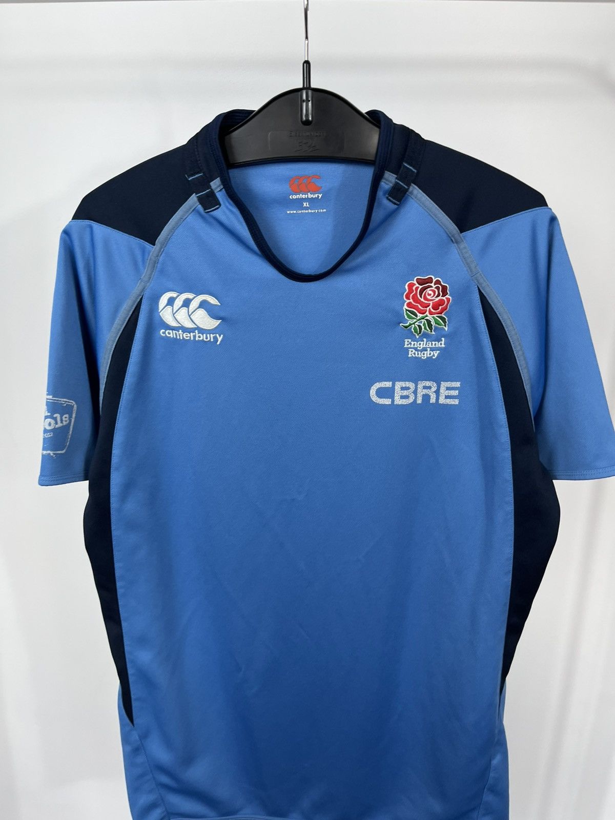 Canterbury of New Zealand Canterbury England Rugby Jersey Blue CBRE Training Shirt XL Size US XL / EU 56 / 4 - 3 Thumbnail