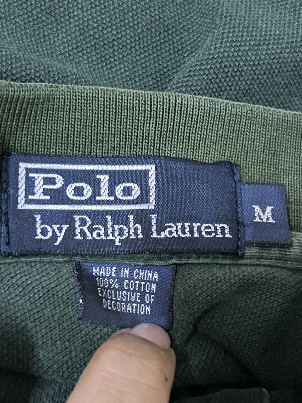 Polo Ralph Lauren × Ralph Lauren × Vintage Vintage Sunfaded Polo Ralph Lauren Collar Longsleeve Size US M / EU 48-50 / 2 - 3 Thumbnail