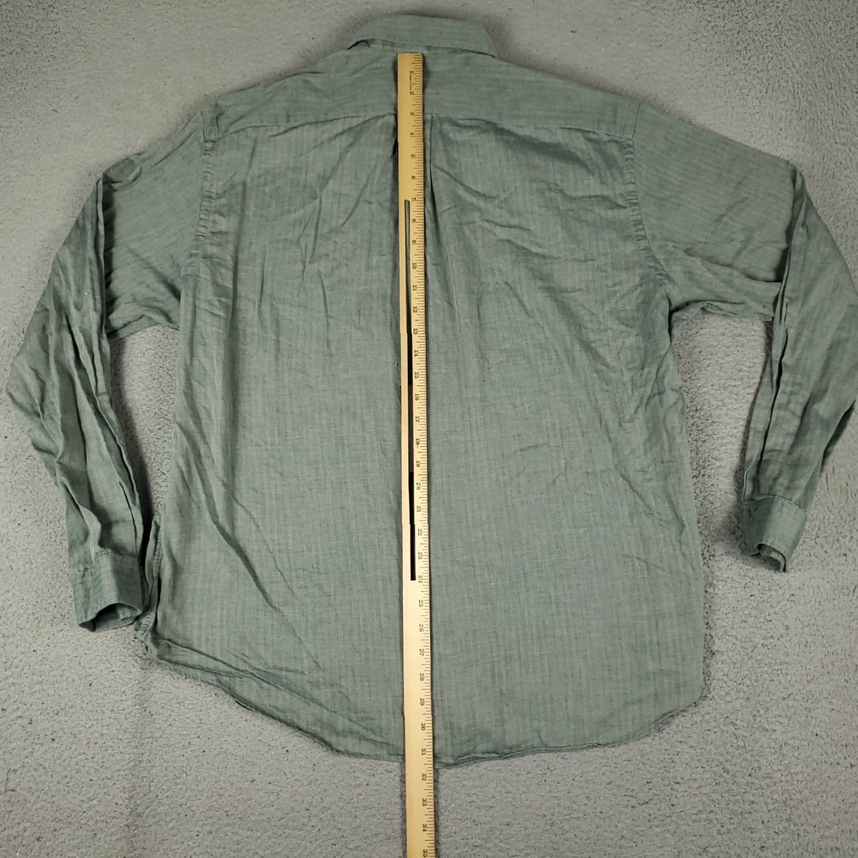 Ralph Lauren Ralph Lauren Shirt Mens 2XL Green Striped Pony Button Up Long Sleeve Size US XXL / EU 58 / 5 - 4 Thumbnail