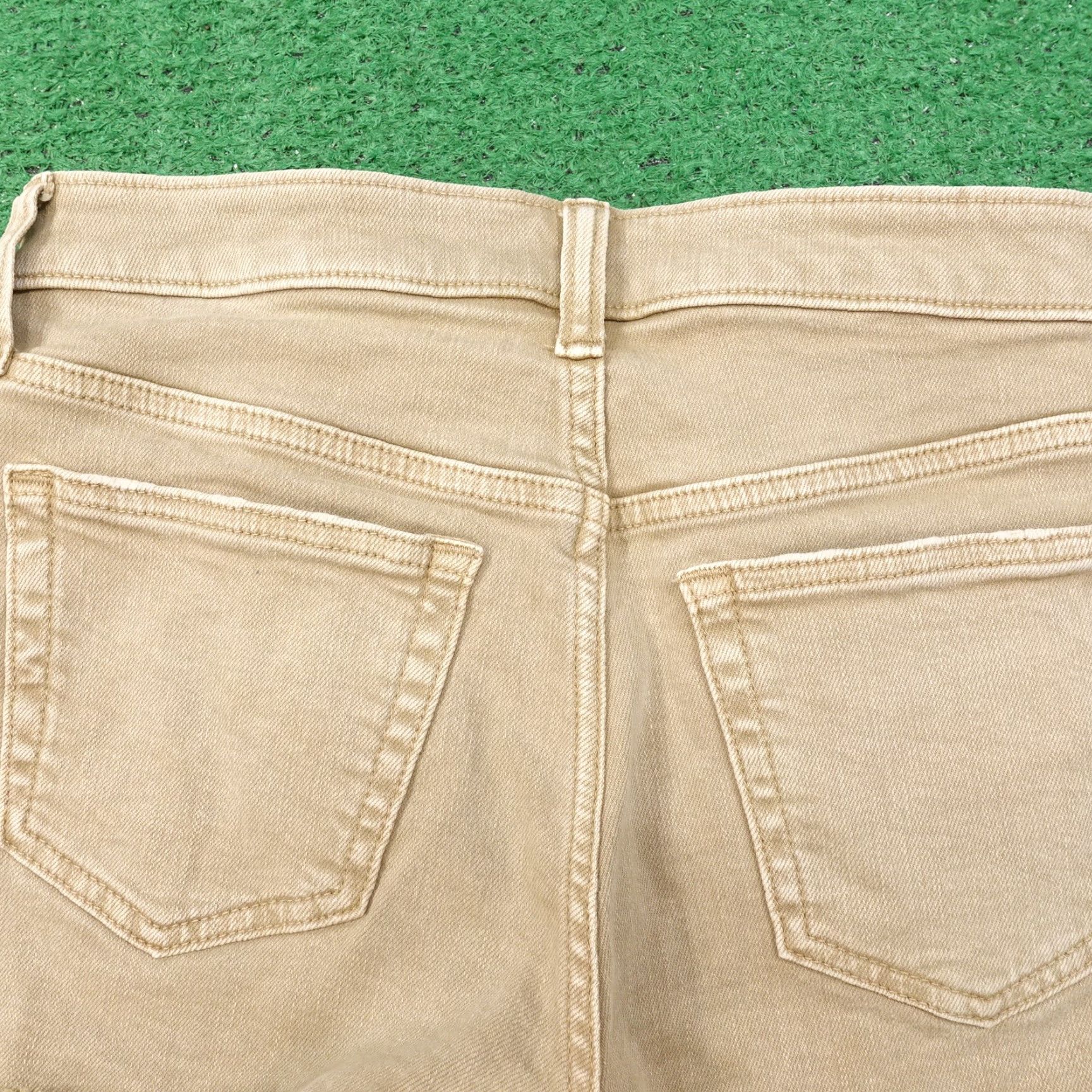 Gap Vintage Gap Women’s Cut-Off Shorts Size 14 Tan Cotton Casual Summer Women's Size 36" / US 14 / IT 50 - 4 Thumbnail