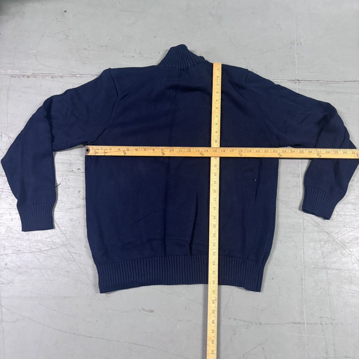 Polo Ralph Lauren × Ralph Lauren Vintage y2k baggy crop fit Polo Ralph Lauren Knit Sweater Size US XL / EU 56 / 4 - 4 Thumbnail