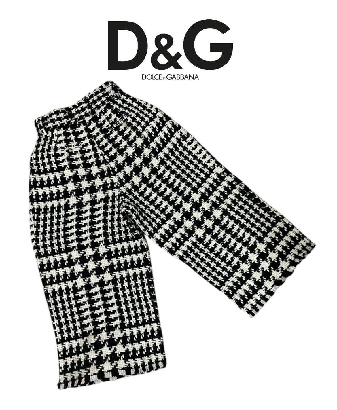 Dolce & Gabbana Authentic Dolce & Gabbana Crochet Wool Pants Size 25" / US 0 / IT 36 - 4 Thumbnail