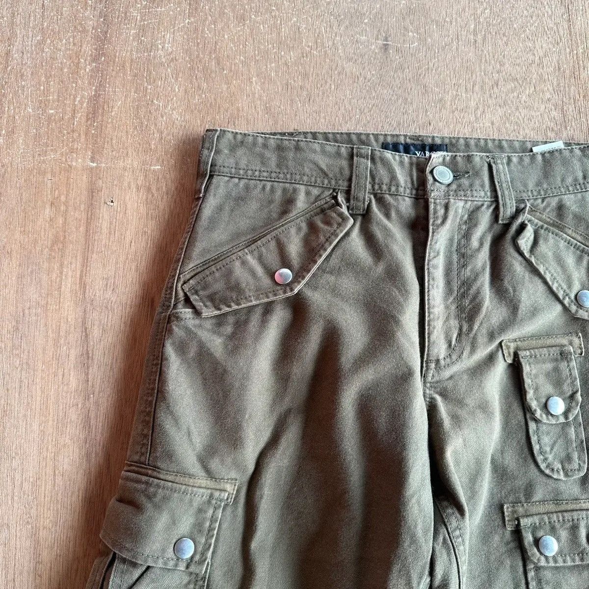 Hysteric Glamour RARE💥FLARE/BOOTCUT VAROSH JAPAN PARACHUTE MULTIPOCKET PANTS Size US 30 / EU 46 - 4 Thumbnail