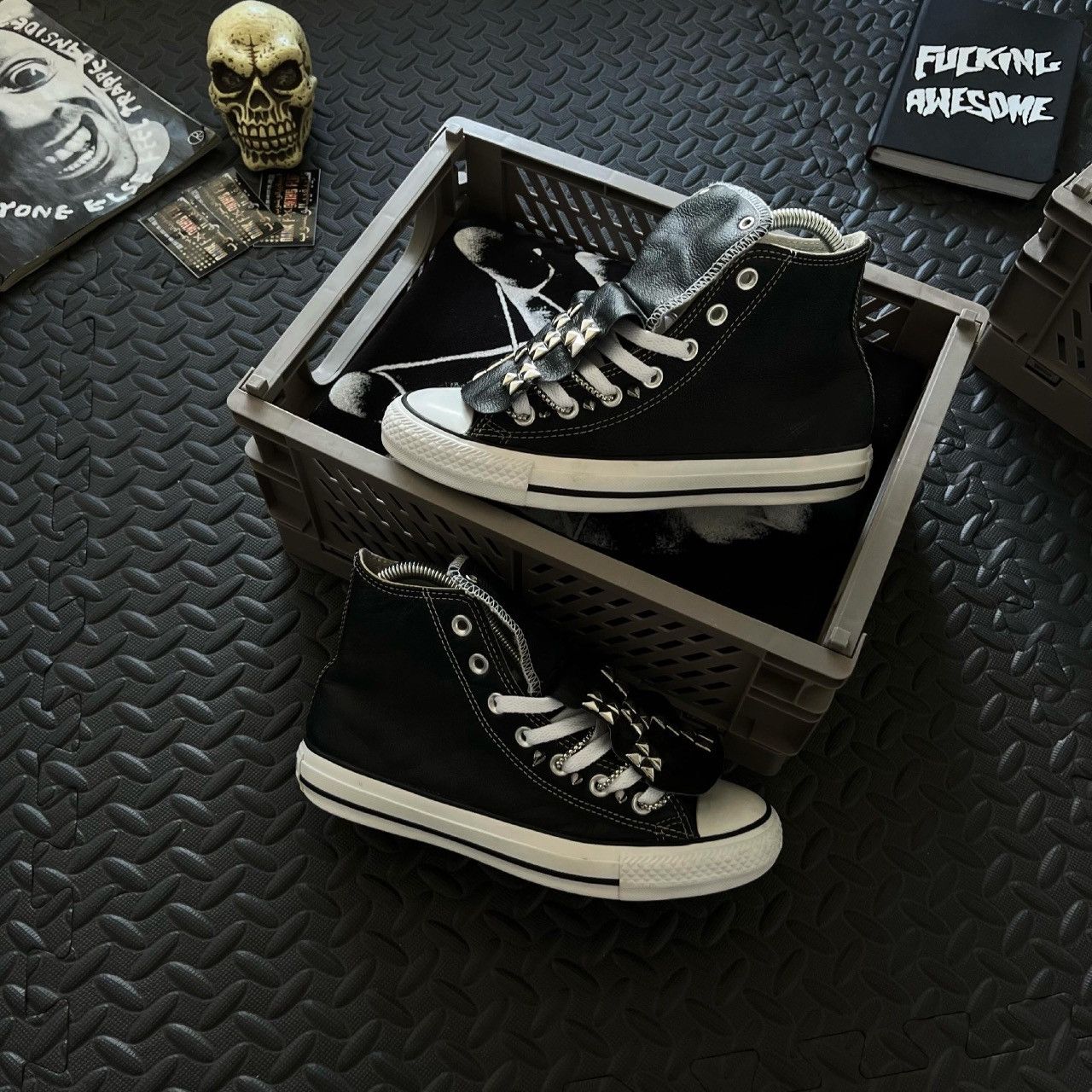 Converse Y2K CUSTOM LEATHER CONVERSE SIZE 37 Size US 6 / IT 36 - 6 Thumbnail