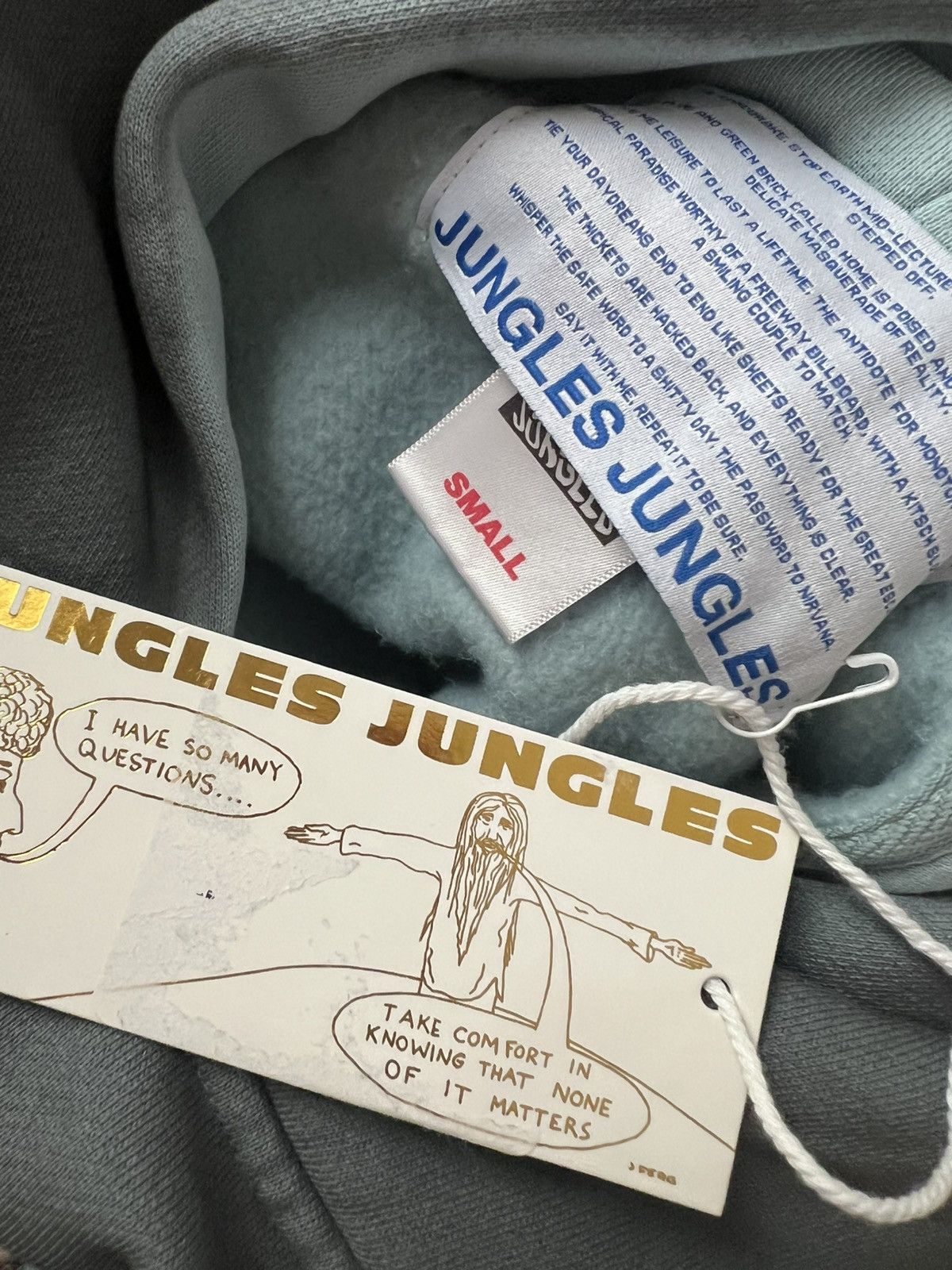 Jungles Jungles Jungles Spray Dyed Hoodie Size US S / EU 44-46 / 1 - 4 Thumbnail