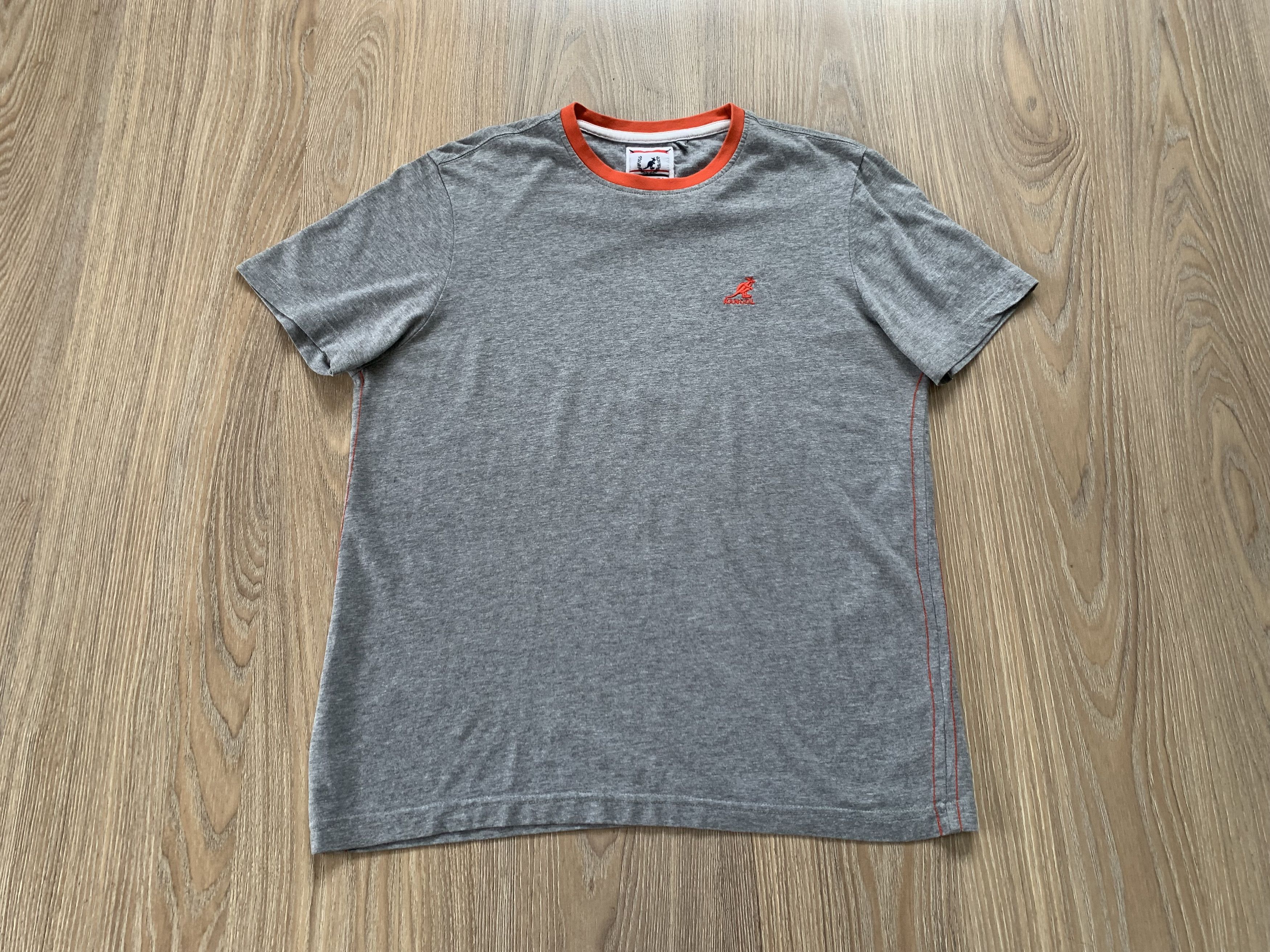 Kangol Kangol Grey Ringer T-Shirt Size US M / EU 48-50 / 2 - 2 Thumbnail