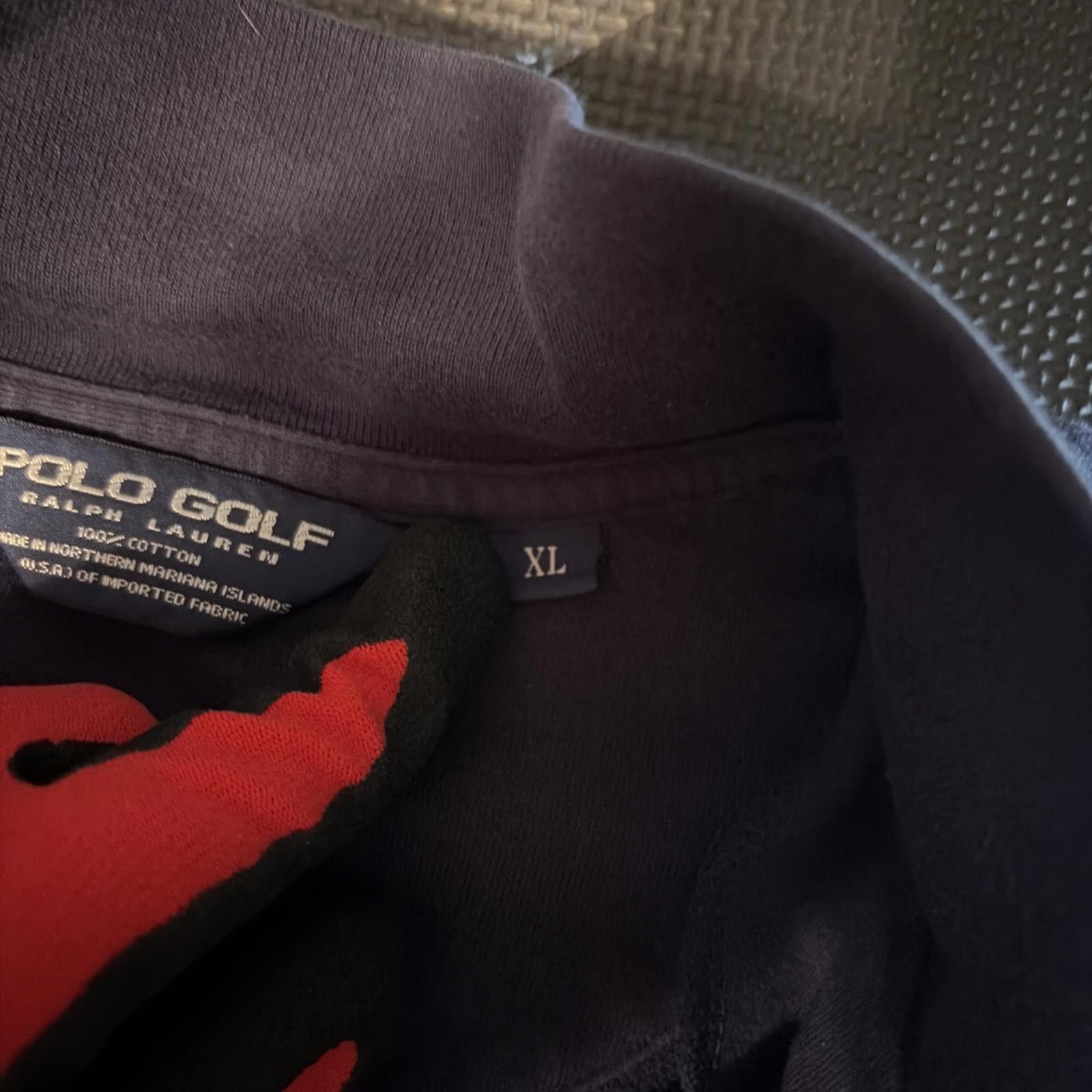 Polo Ralph Lauren Polo Ralph Lauren Navy Blue Quarter zip Vintage Golf XL Size US XL / EU 56 / 4 - 4 Thumbnail