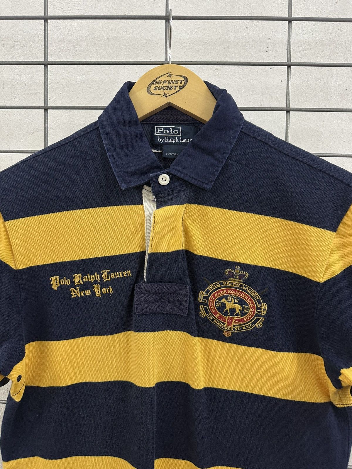 Polo Ralph Lauren Polo Ralph Lauren Striped Big Logo Rugby Polo Shirt Size US M / EU 48-50 / 2 - 4 Thumbnail