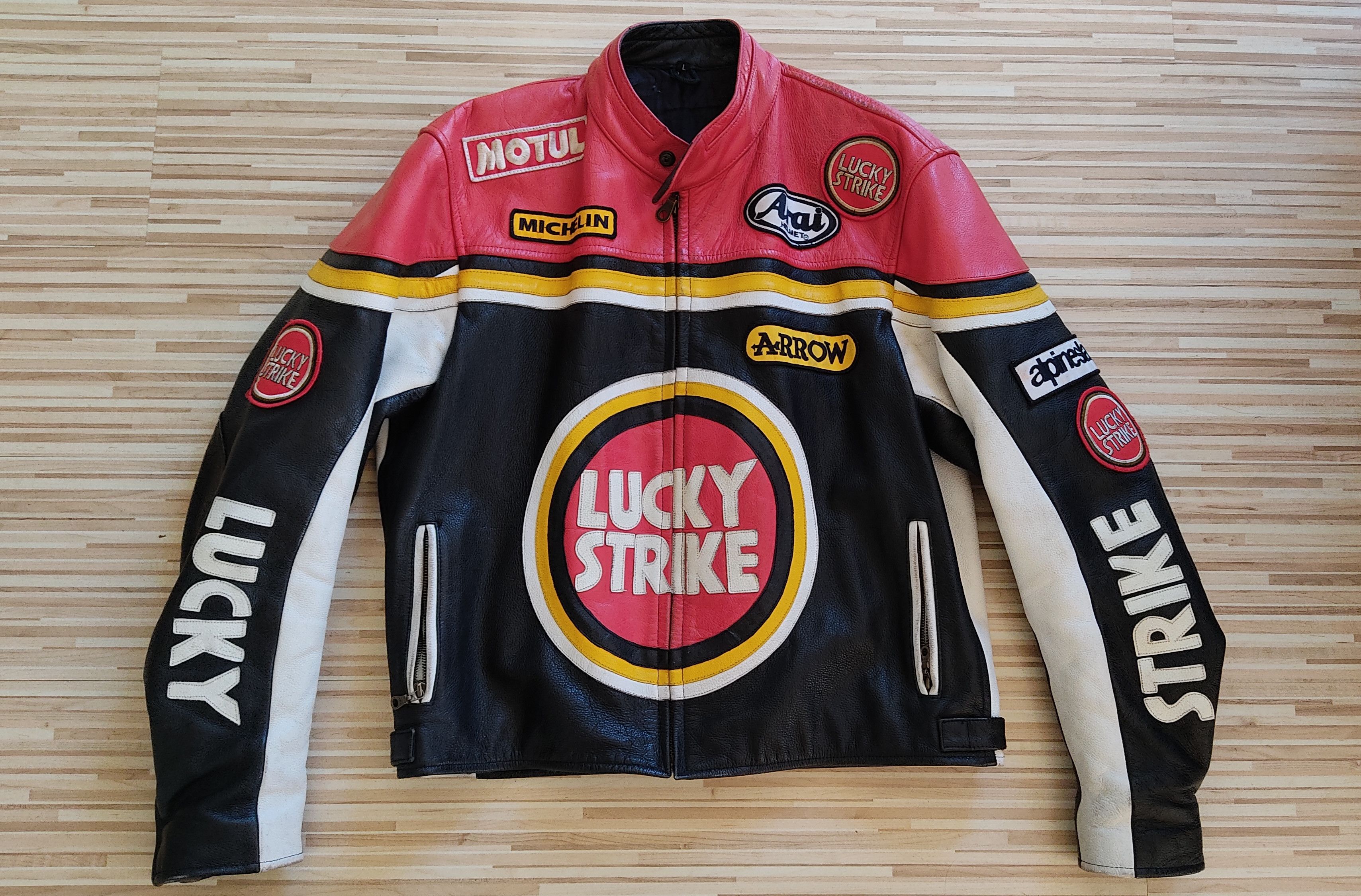 LUCKY STRIKE ファー付きジャケット Lucky Strike Jacket | eBay