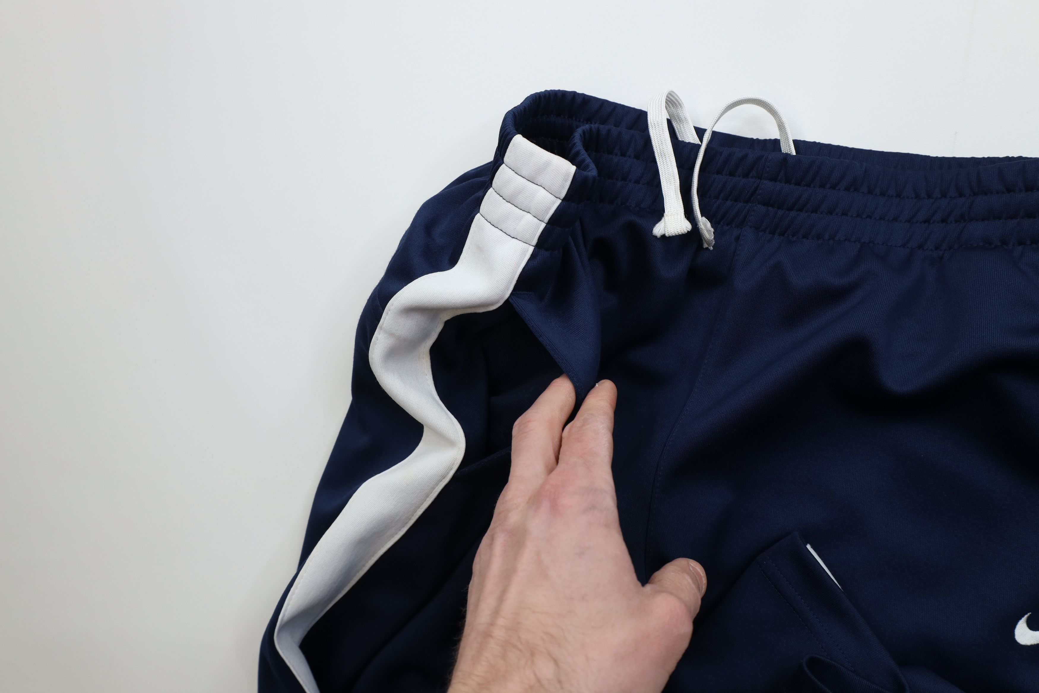 Nike Vintage Y2K Nike Scott Mini Swoosh Wide Leg Pants Blue Size US 36 / EU 52 - 9 Thumbnail