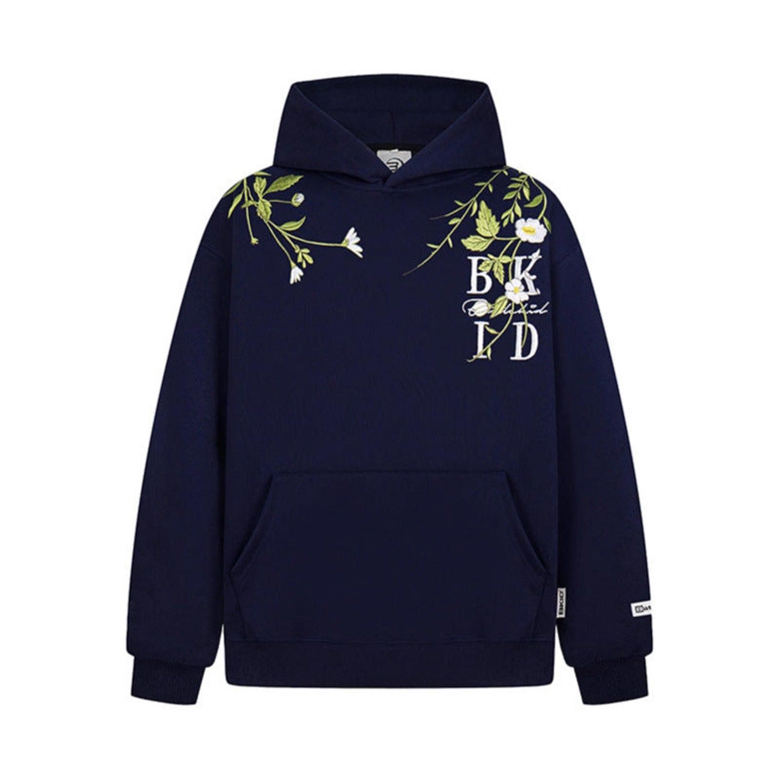 Japanese Brand Black Floral Embroidered Hoodie Size US L / EU 52-54 / 3 - 3 Thumbnail