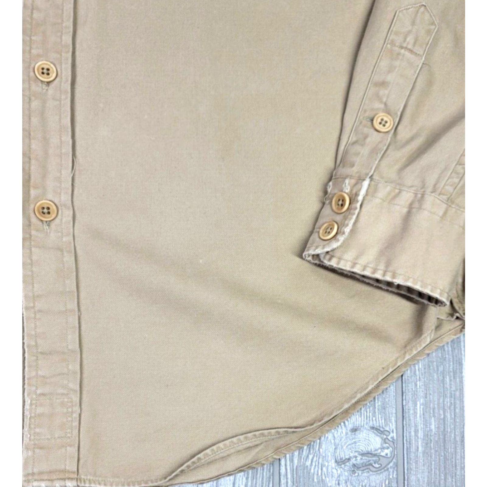 Polo Ralph Lauren Polo Ralph Lauren Womens Military Surplus Twill Beige Button Up Shirt 6 Type K-1 Size M / US 6-8 / IT 42-44 - 4 Thumbnail
