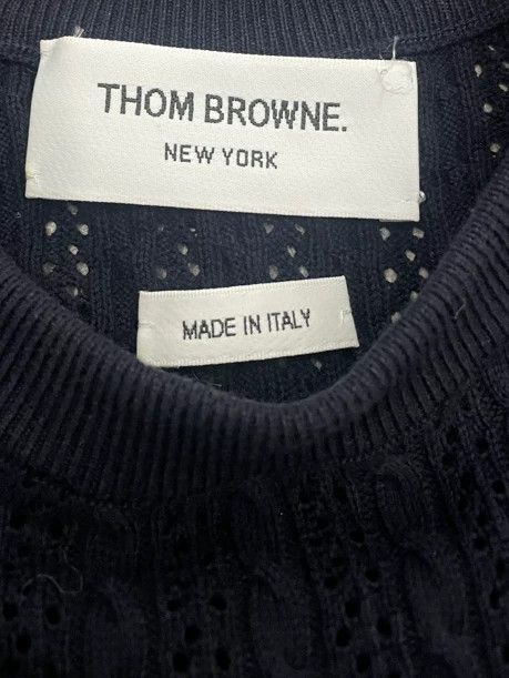 Thom Browne Thom Browne Dark blue show puppy series long knitted short Size XS / US 0-2 / IT 36-38 - 5 Thumbnail