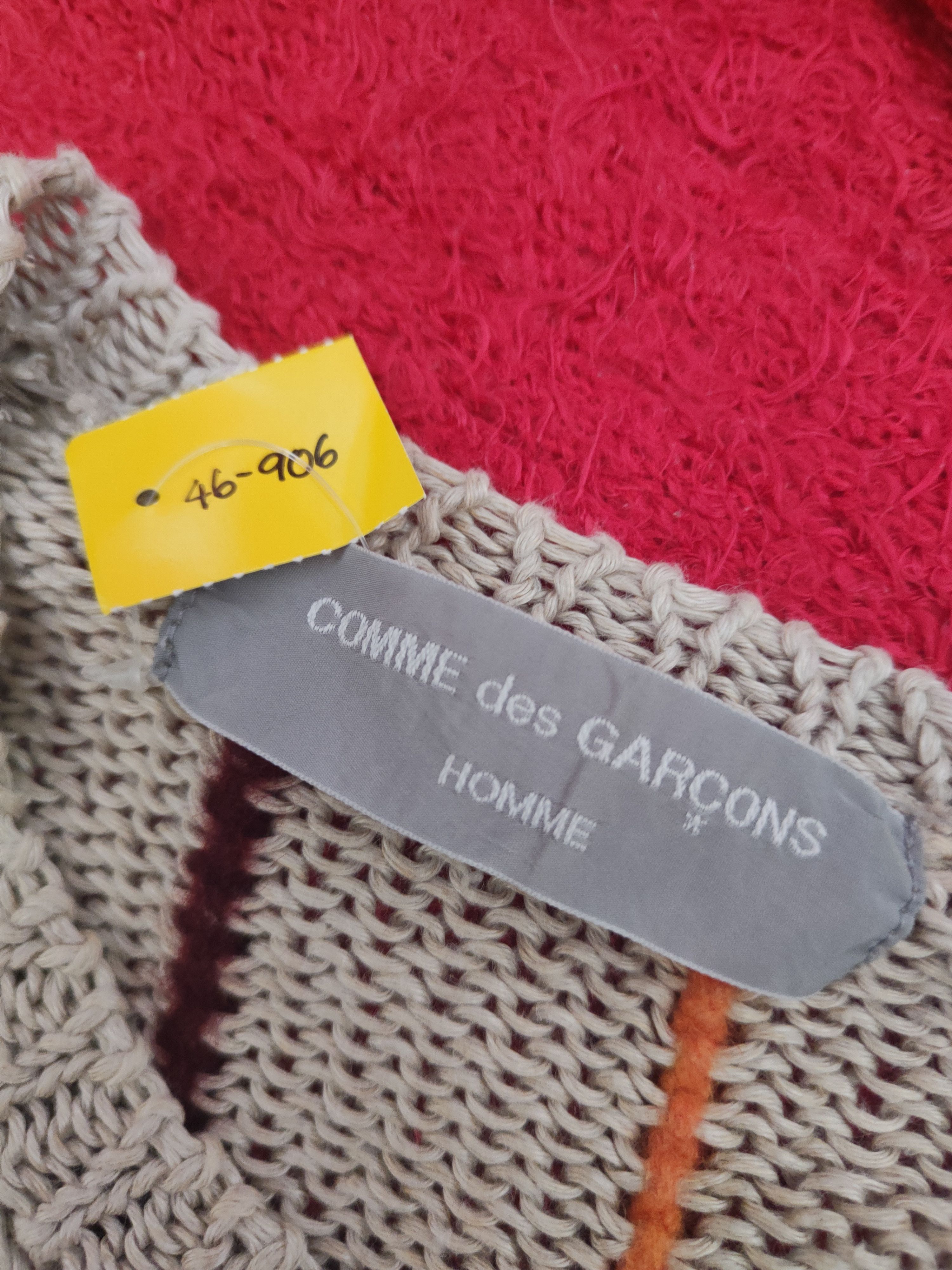 Comme des Garcons DL Comme de Garcons Beige Knitwear Sweatshirts #46-906 Size L / US 10 / IT 46 - 11 Thumbnail