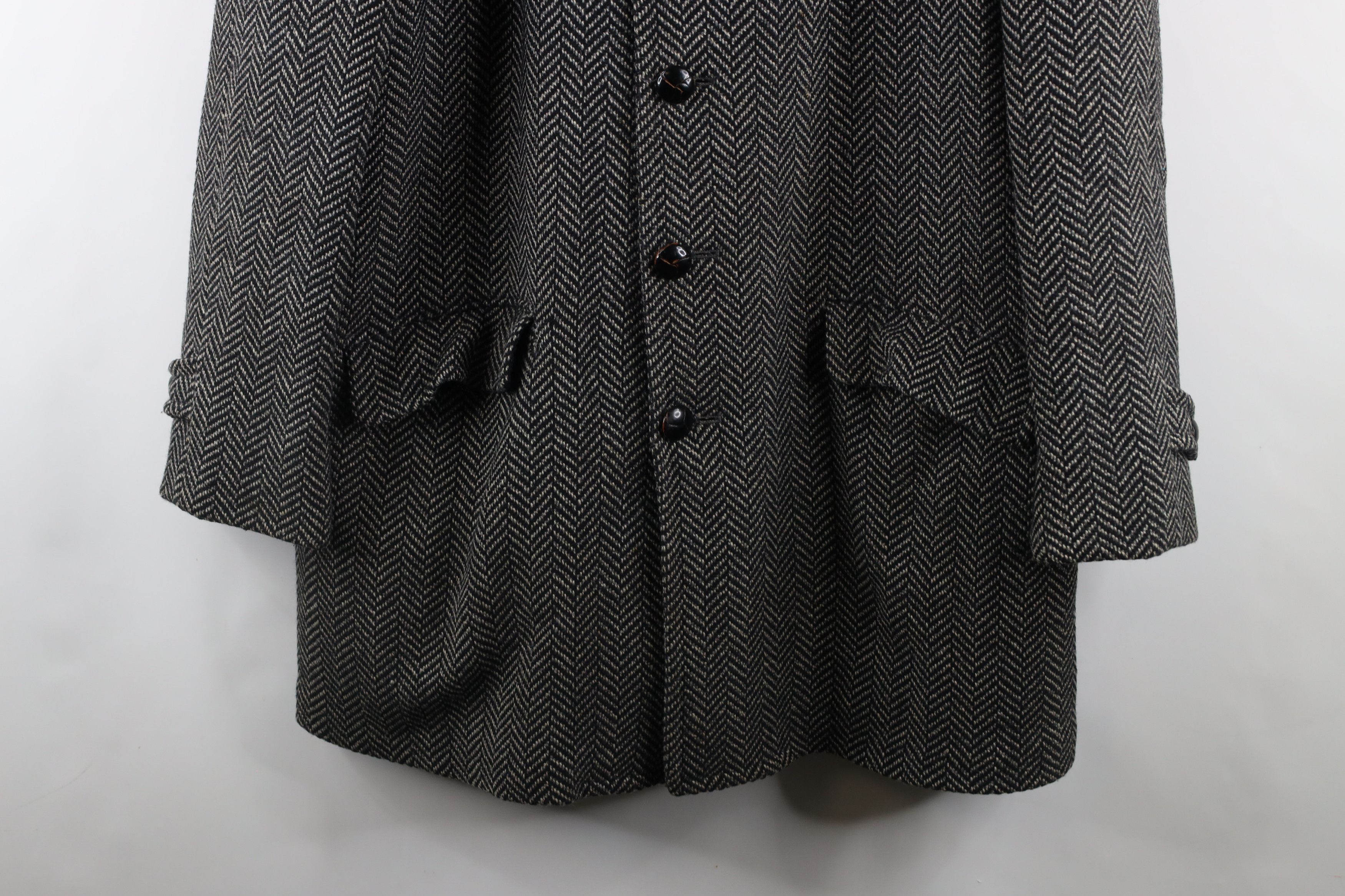 Vintage Vintage 60s 70s Streetwear Button Overcoat Jacket USA Size US XL / EU 56 / 4 - 3 Thumbnail