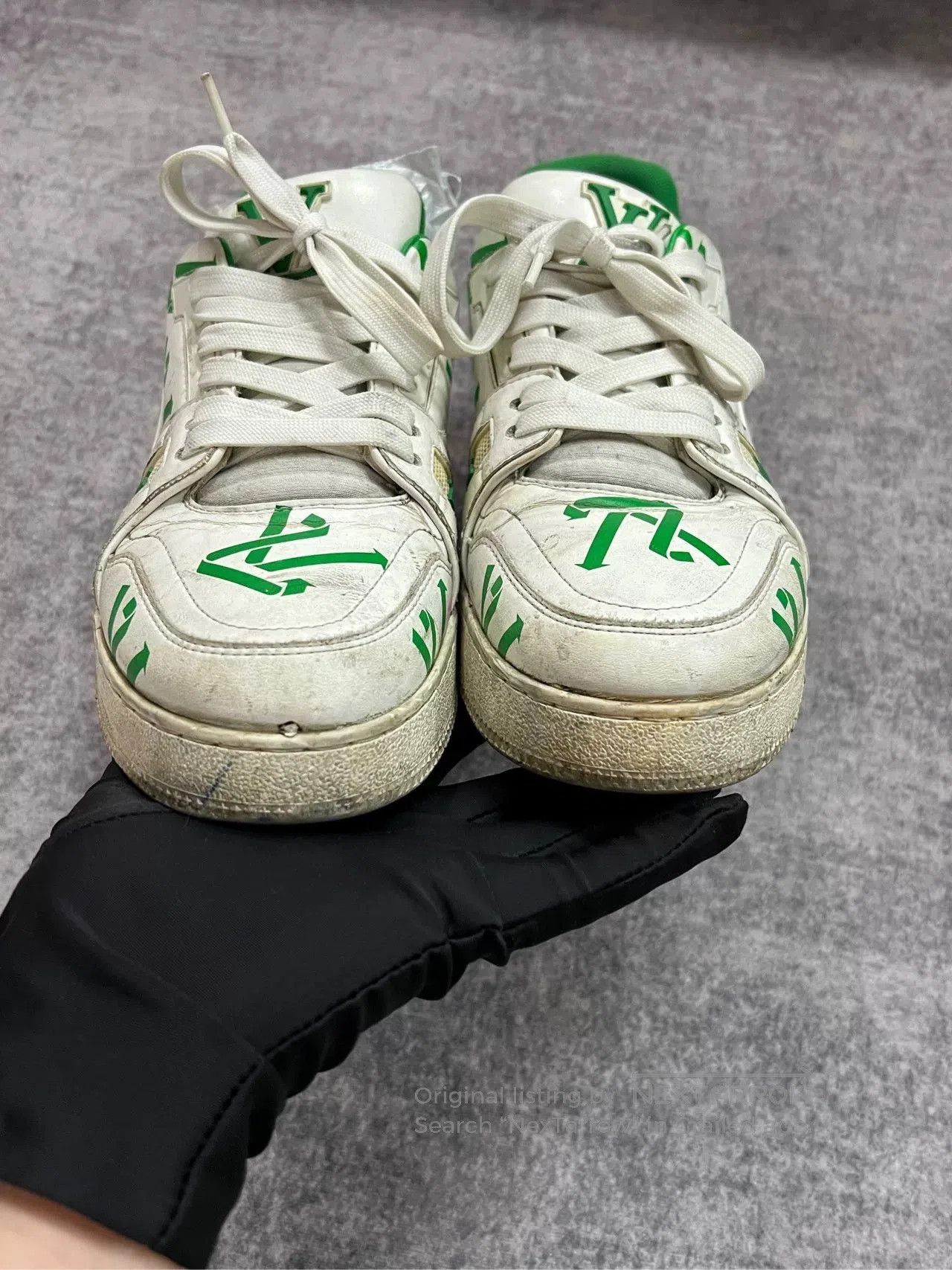 Louis Vuitton lv环保 trainer shoes size 8. Size US 8 / EU 41 - 4 Thumbnail