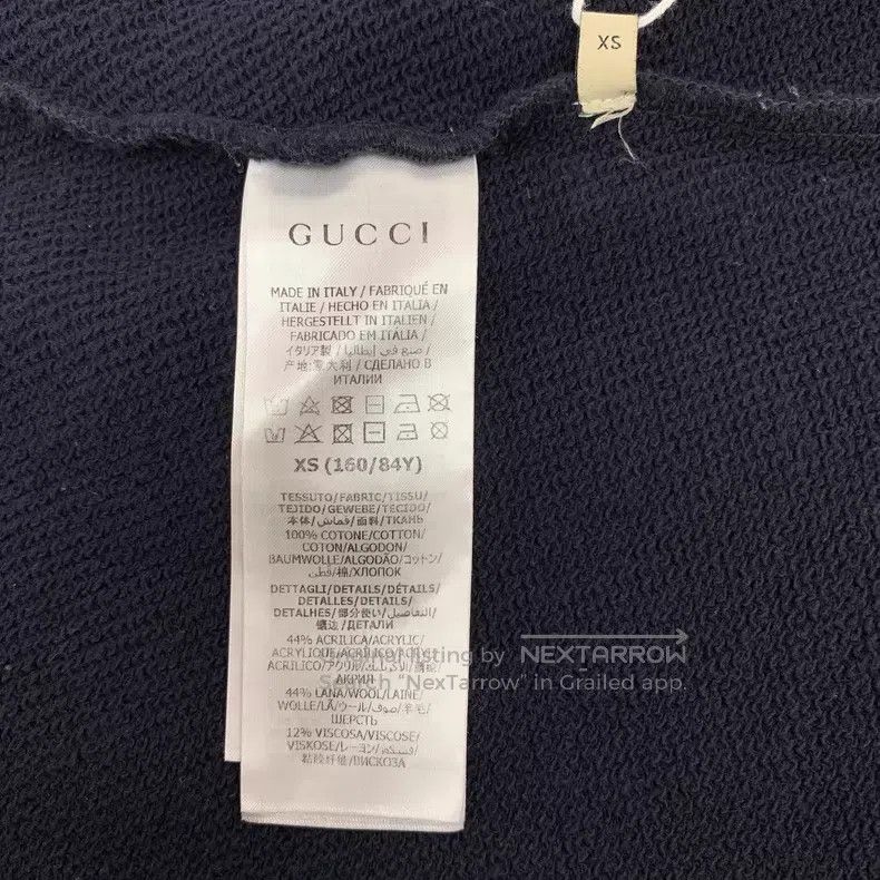 Gucci Gucci Dark blue striped webbing design cotton hooded semi- Size XS / US 0-2 / IT 36-38 - 7 Thumbnail