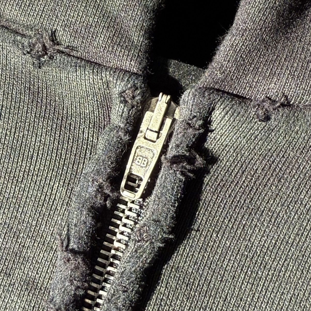 Balenciaga Balenciaga FW23 Heavy Metal Outerwear Zip Up Hoodie Size US M / EU 48-50 / 2 - 6 Thumbnail