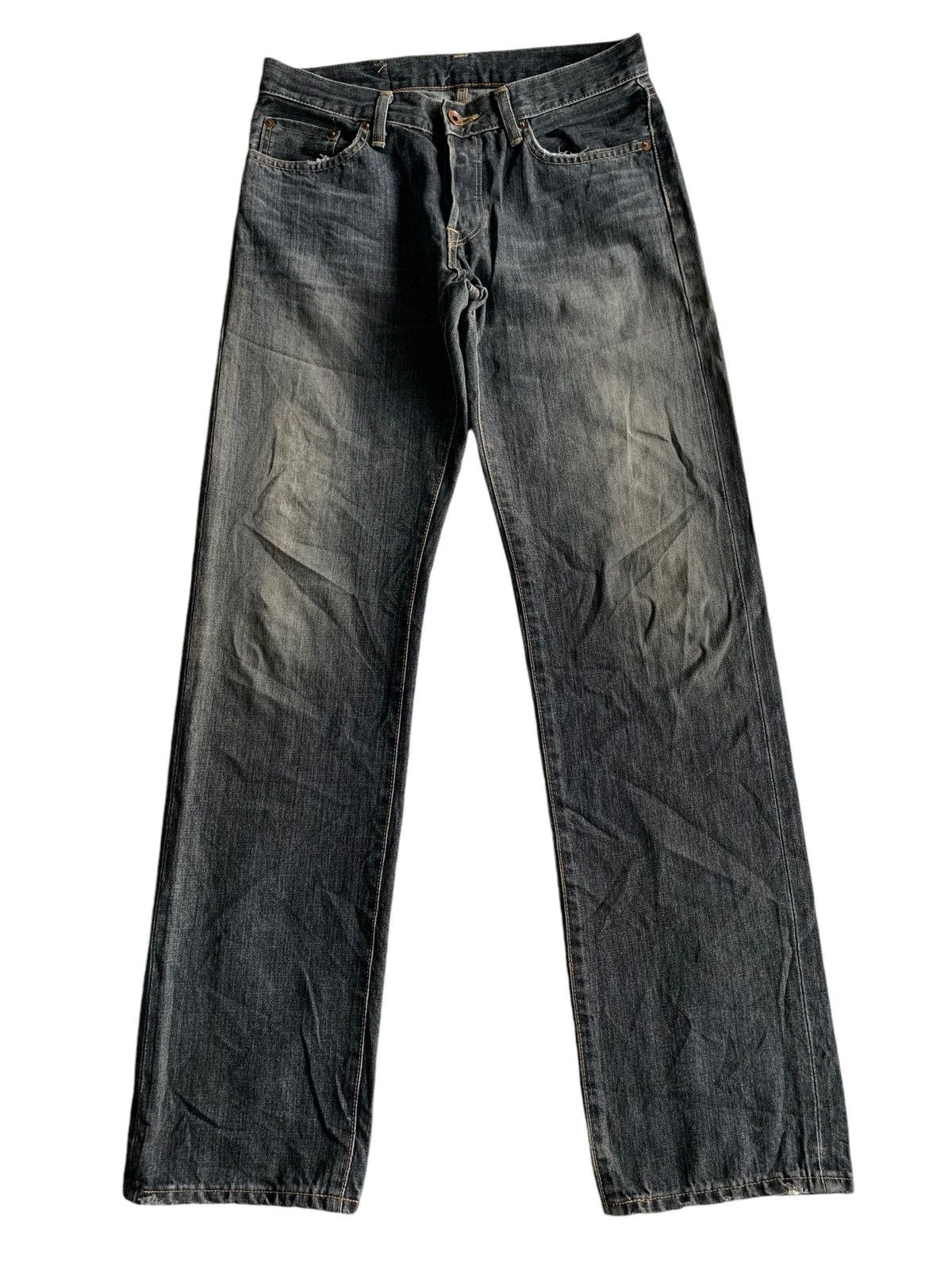 Edwin × If Six Was Nine × Kapital EDWIN SELVEDGE 505 BUTTON FLY RUSTY DISTRESSED DENIM Size US 30 / EU 46 - 3 Thumbnail
