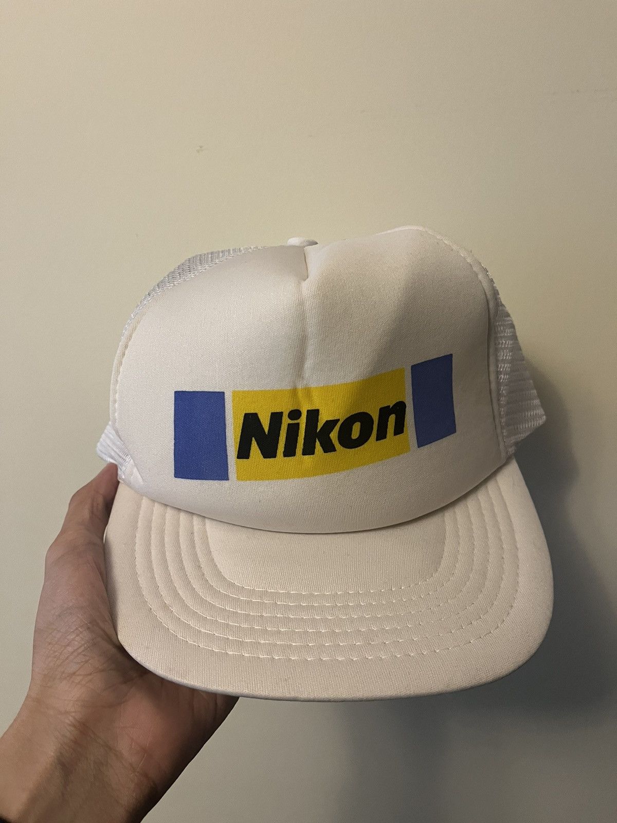 Vintage 80s Nikon Cameras Photography Promo Trucker Hat Size ONE SIZE - 1 Thumbnail