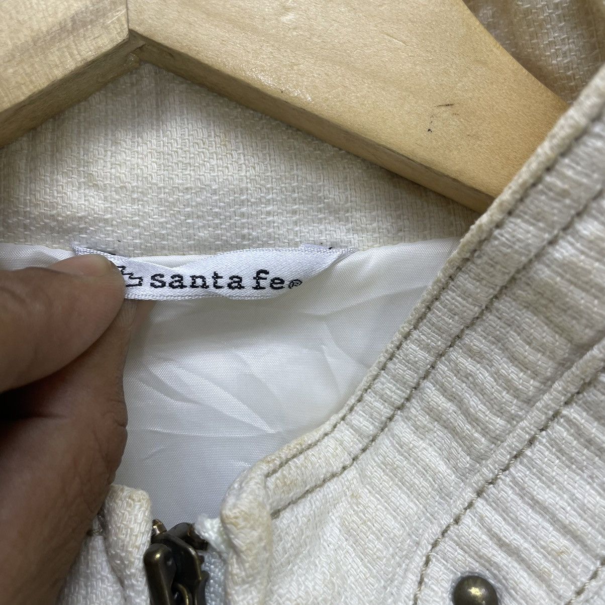 Issey Miyake × Japanese Brand × Vintage Vintage Japanese Brand Nice Design Santa Fe Biker Jacket Size US L / EU 52-54 / 3 - 7 Thumbnail