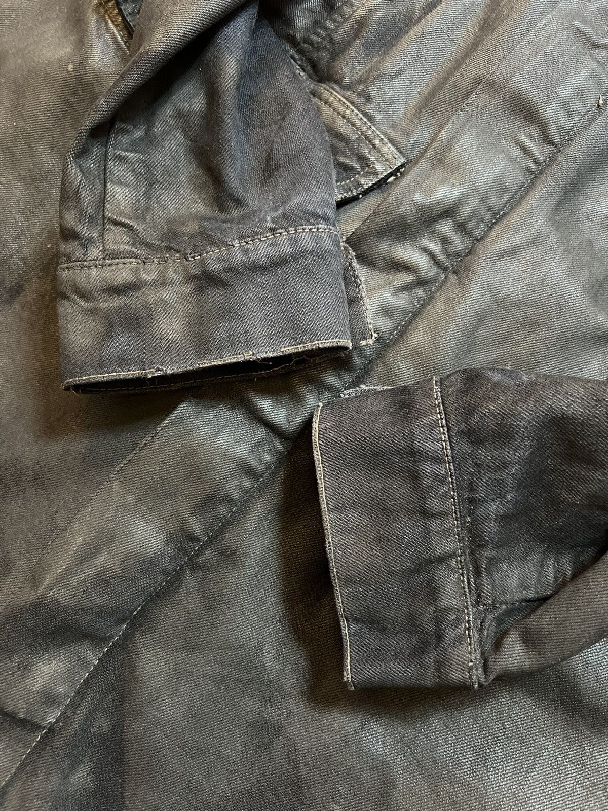 Rick Owens Rick Owens 2000’s Waxed Fishtail Parka Size US S / EU 44-46 / 1 - 16 Thumbnail