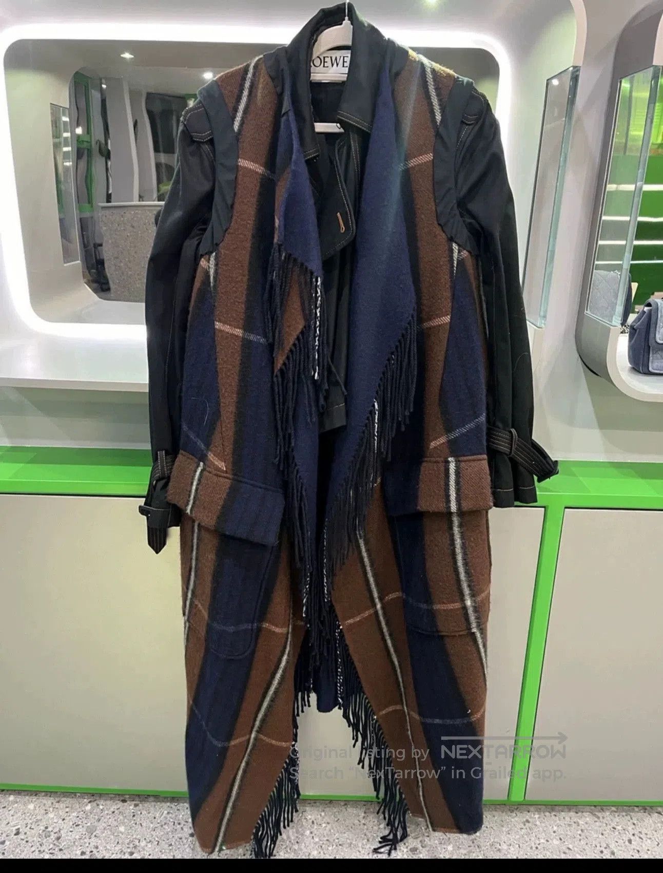 Loewe Loewe Two-Piece Wool Blend Trench Coat. Size US S / EU 44-46 / 1 - 5 Thumbnail