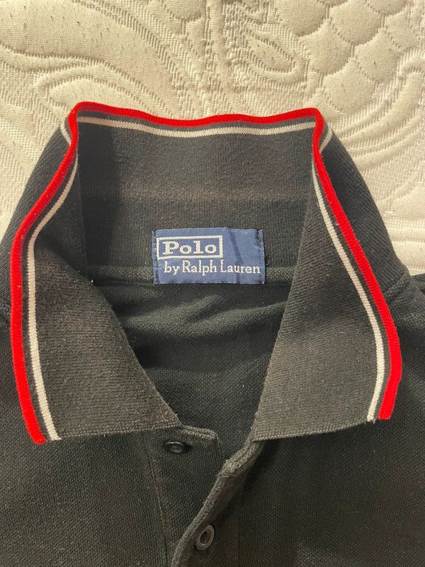 Polo Ralph Lauren Navy blue polo shirt with red details Polo Ralph Lauren Size US M / EU 48-50 / 2 - 7 Thumbnail
