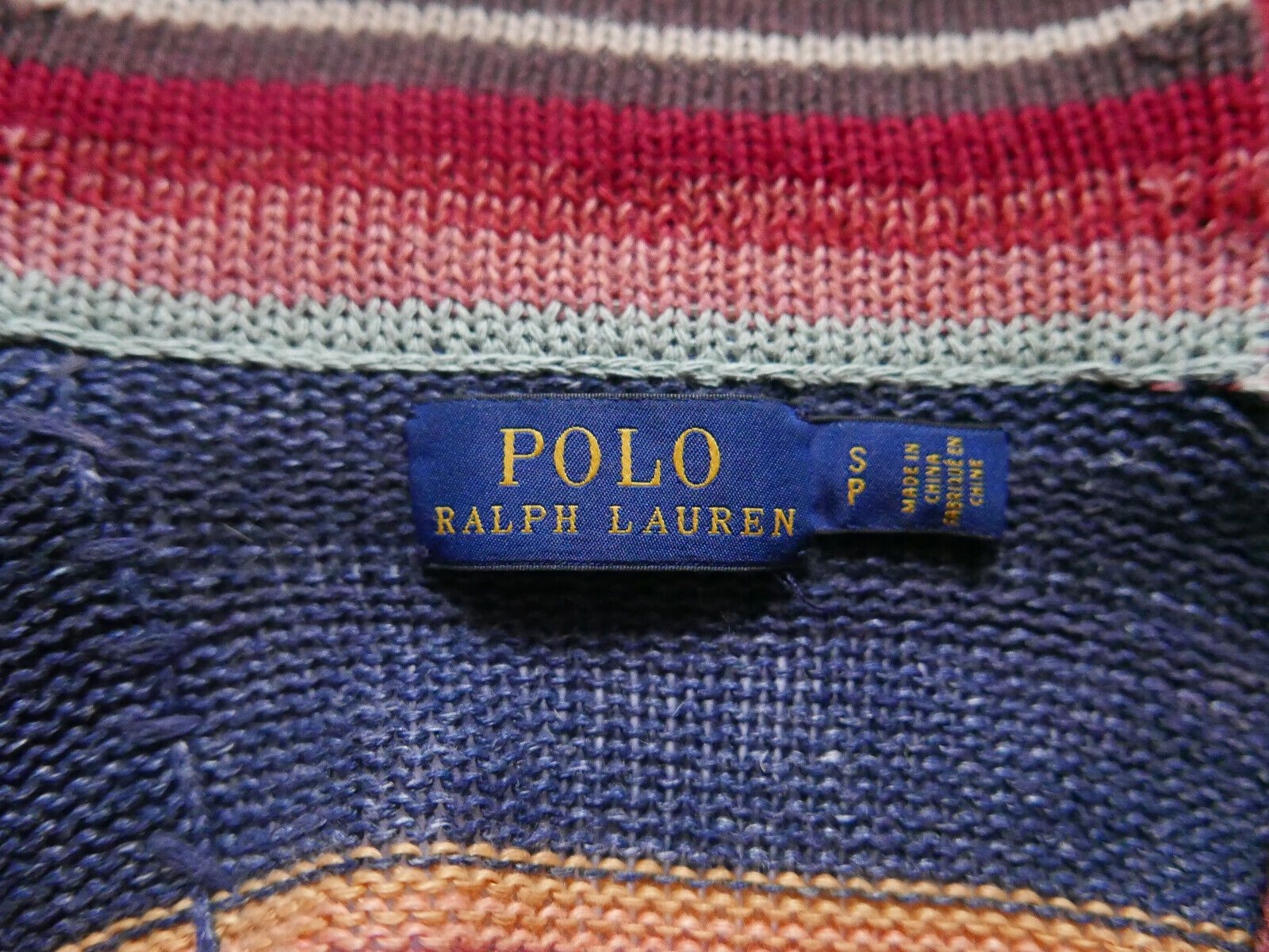 Polo Ralph Lauren Polo Ralph Lauren Cardigan Sweater Patchwork Aztec Indian S Size US S / EU 44-46 / 1 - 3 Thumbnail