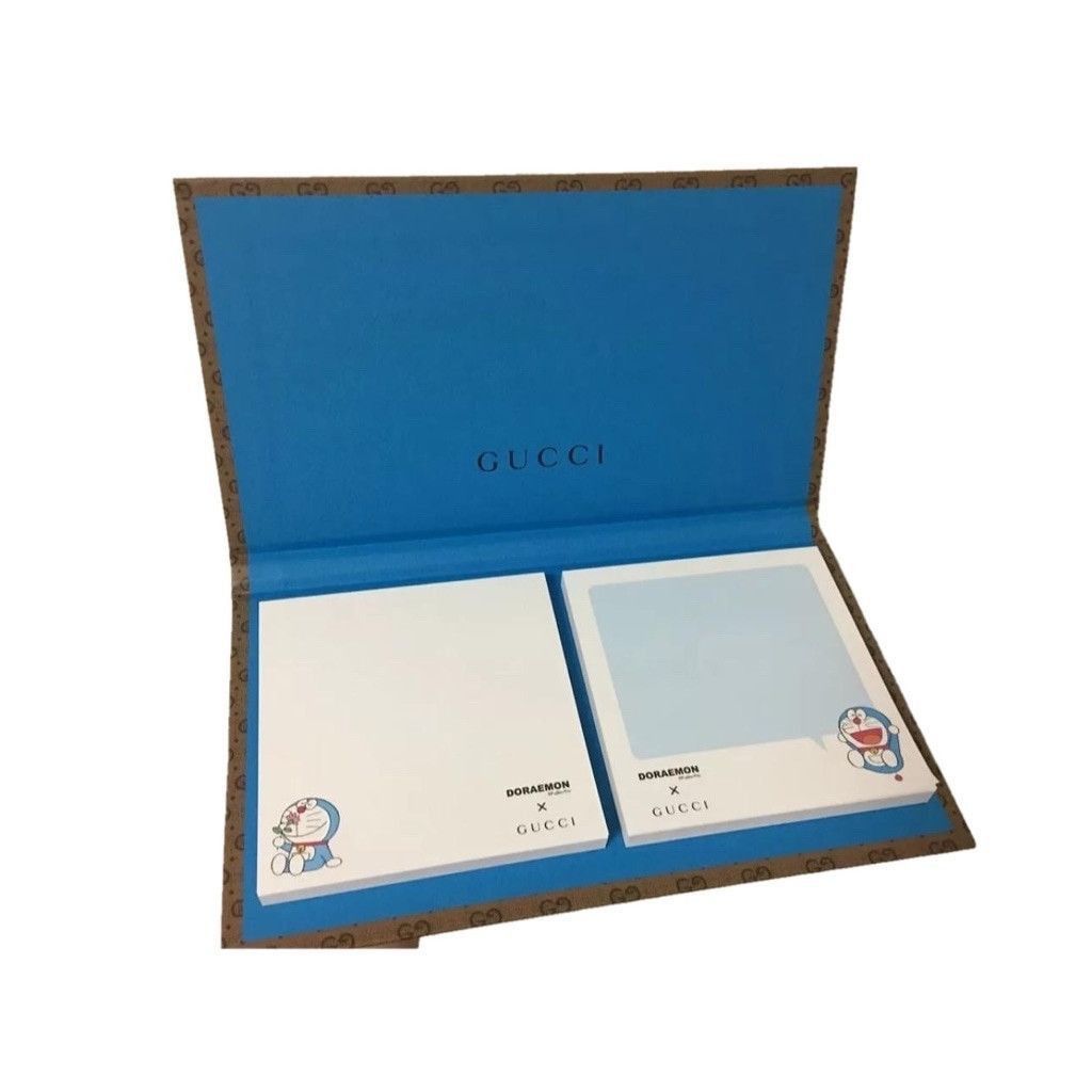 Gucci Unisex Gucci Doraemon Memo Pad Brown Size ONE SIZE - 3 Thumbnail