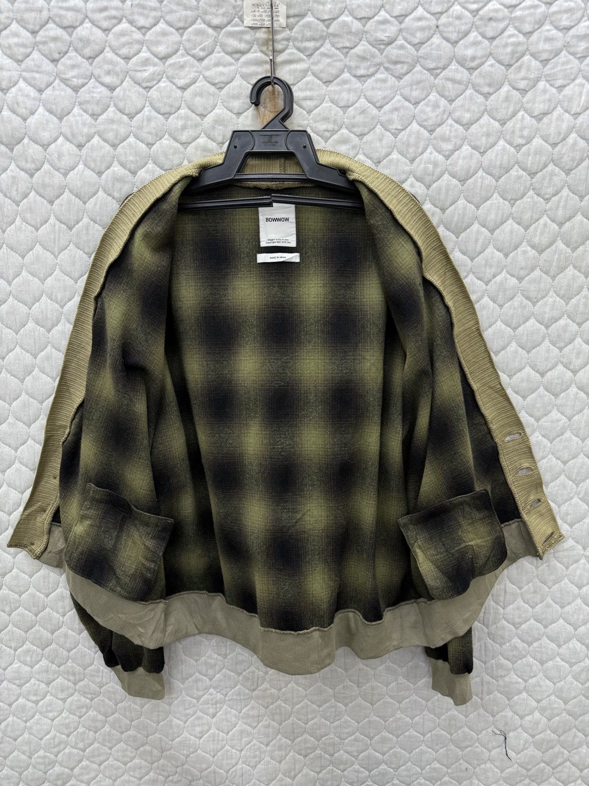 Hypebeast 🔥🔥🔥ARCHIVE BOWWOW OLIVE GREEN BLACK CARDIGAN Size US XL / EU 56 / 4 - 4 Thumbnail