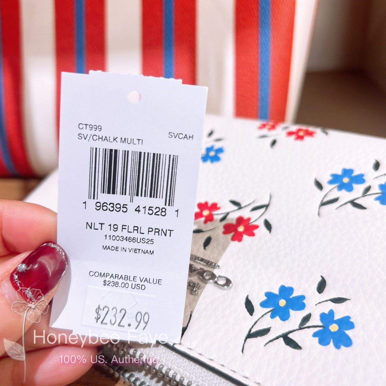Coach Coach Nolita 19 With Floral Print CT999 Size ONE SIZE - 5 Thumbnail