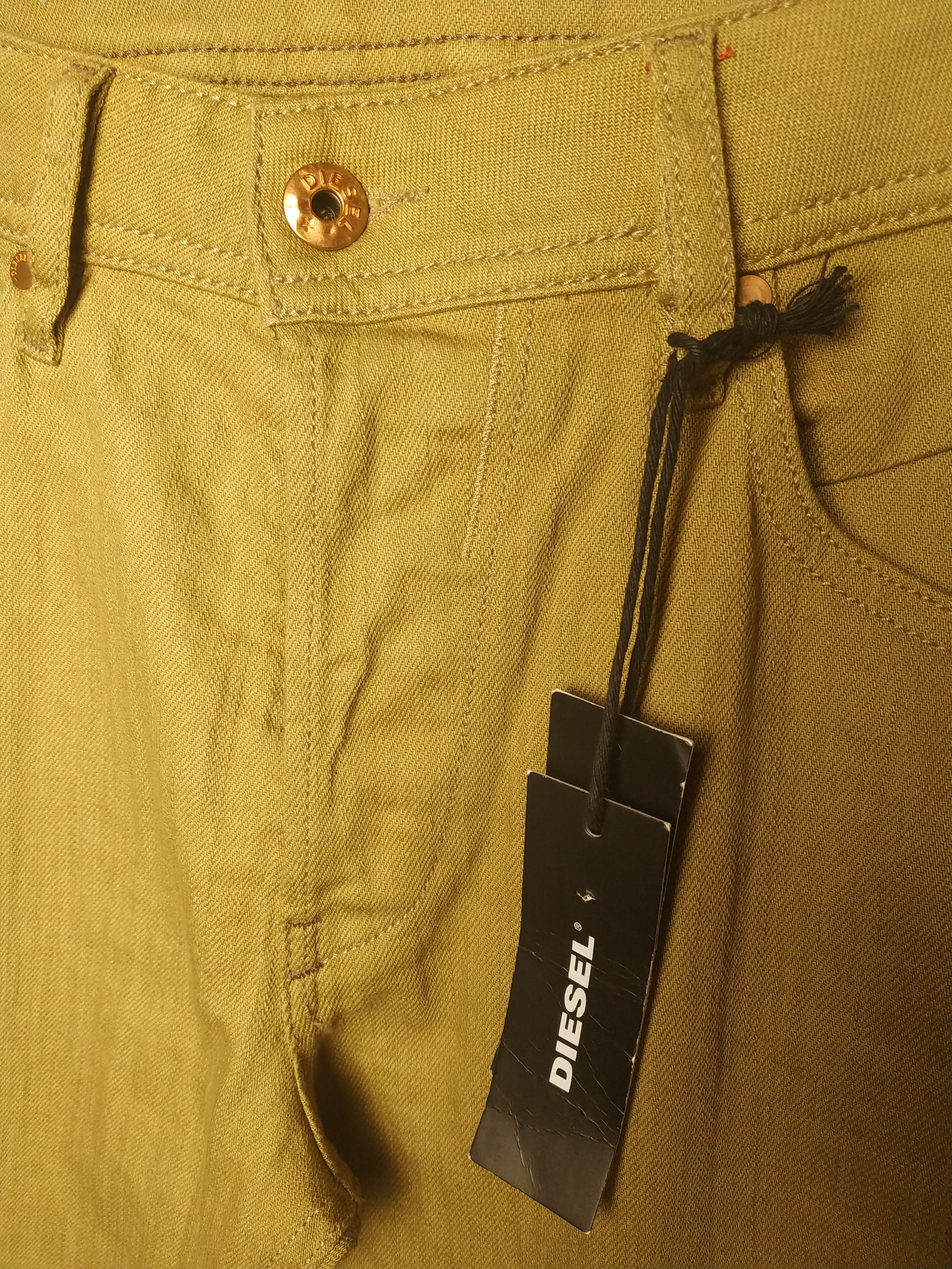 Diesel NEW DIESEL Belther 0847E Men Jeans Brown W32 Slim Stretch Size US 32 / EU 48 - 3 Thumbnail