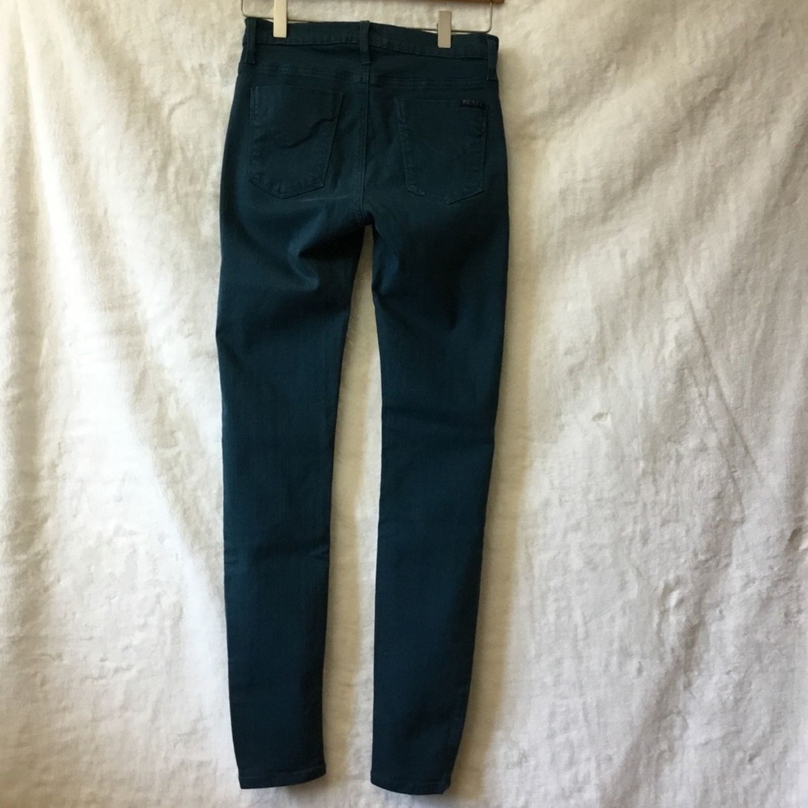 Hudson Hudson Teal Nico Super Skinny Mid-Rise Stretch Jeans Size 27" / US 4 / IT 40 - 9 Thumbnail