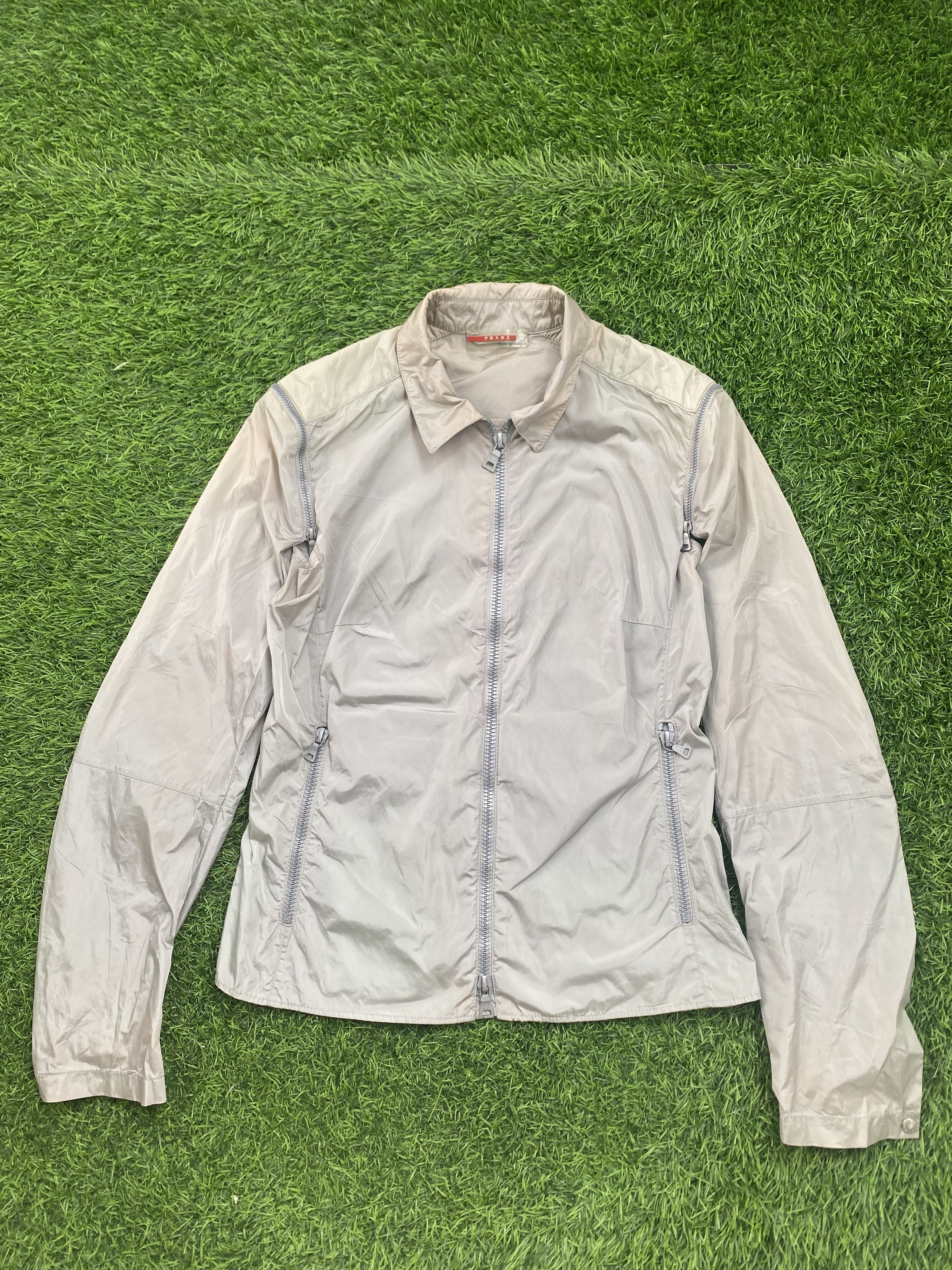 Prada Vintage Prada 2 way Light Jacket Size M / US 6-8 / IT 42-44 - 1 Thumbnail
