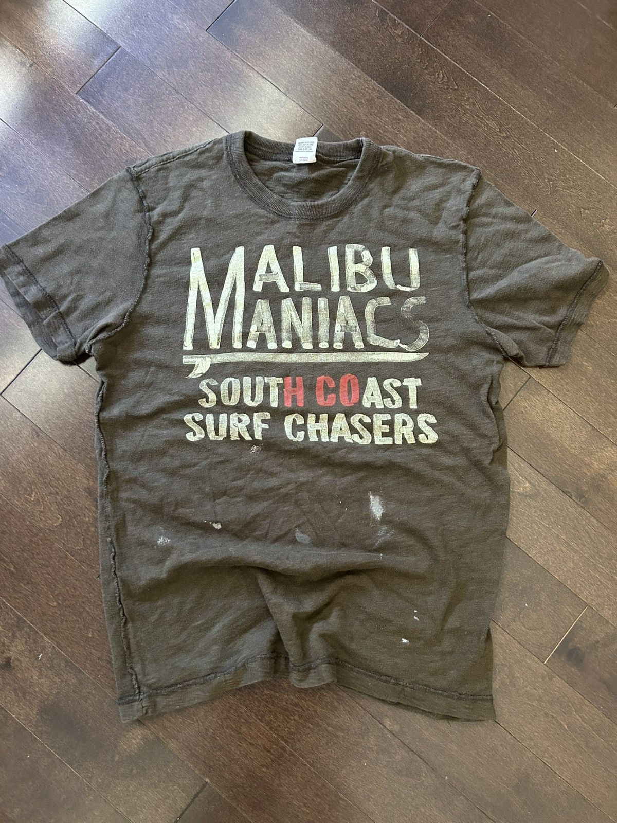 y2k Hollister Malibu Maniacs South Coast Surf Chasers Tee